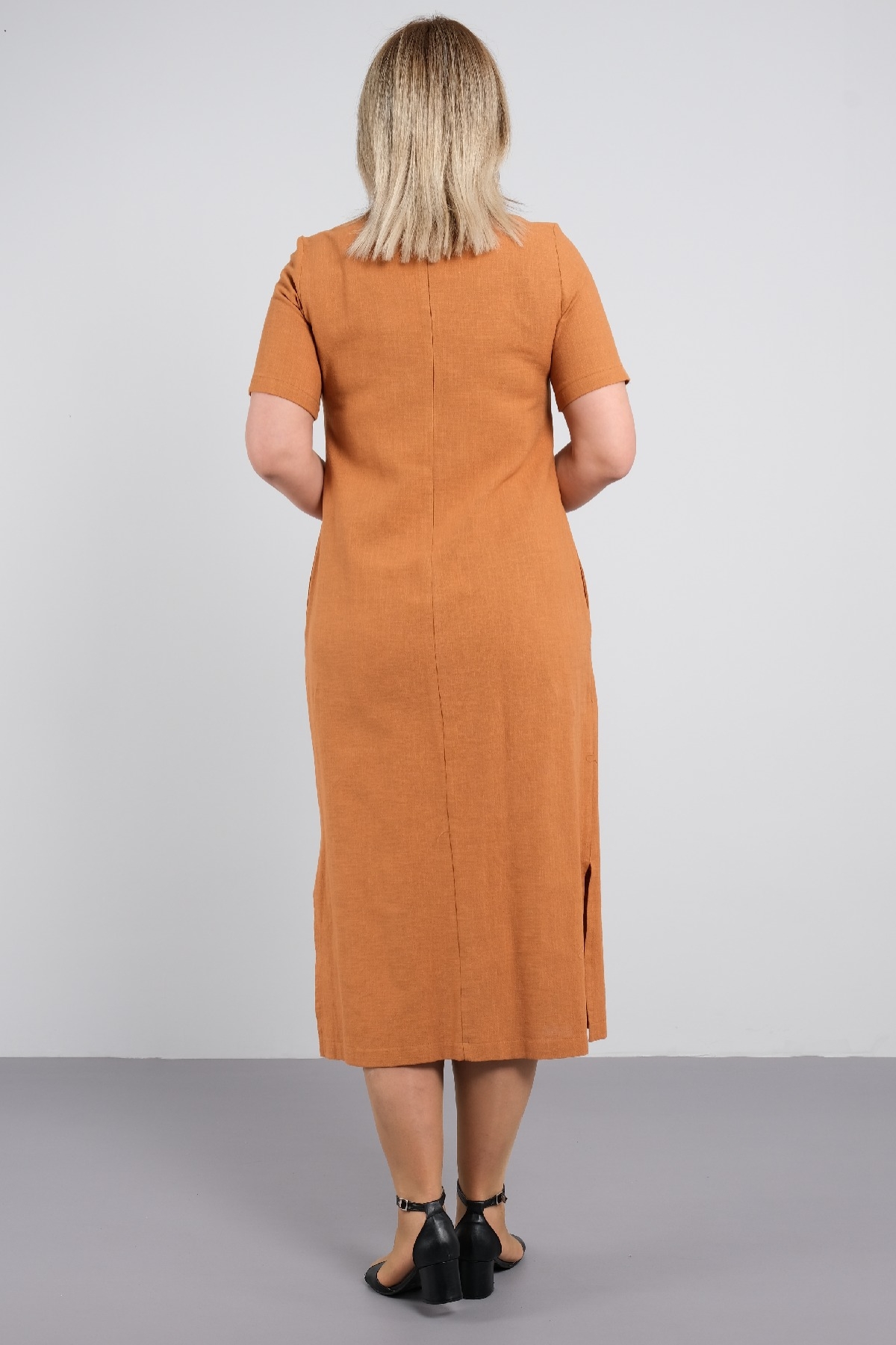 Casual Dresses-Terracotta