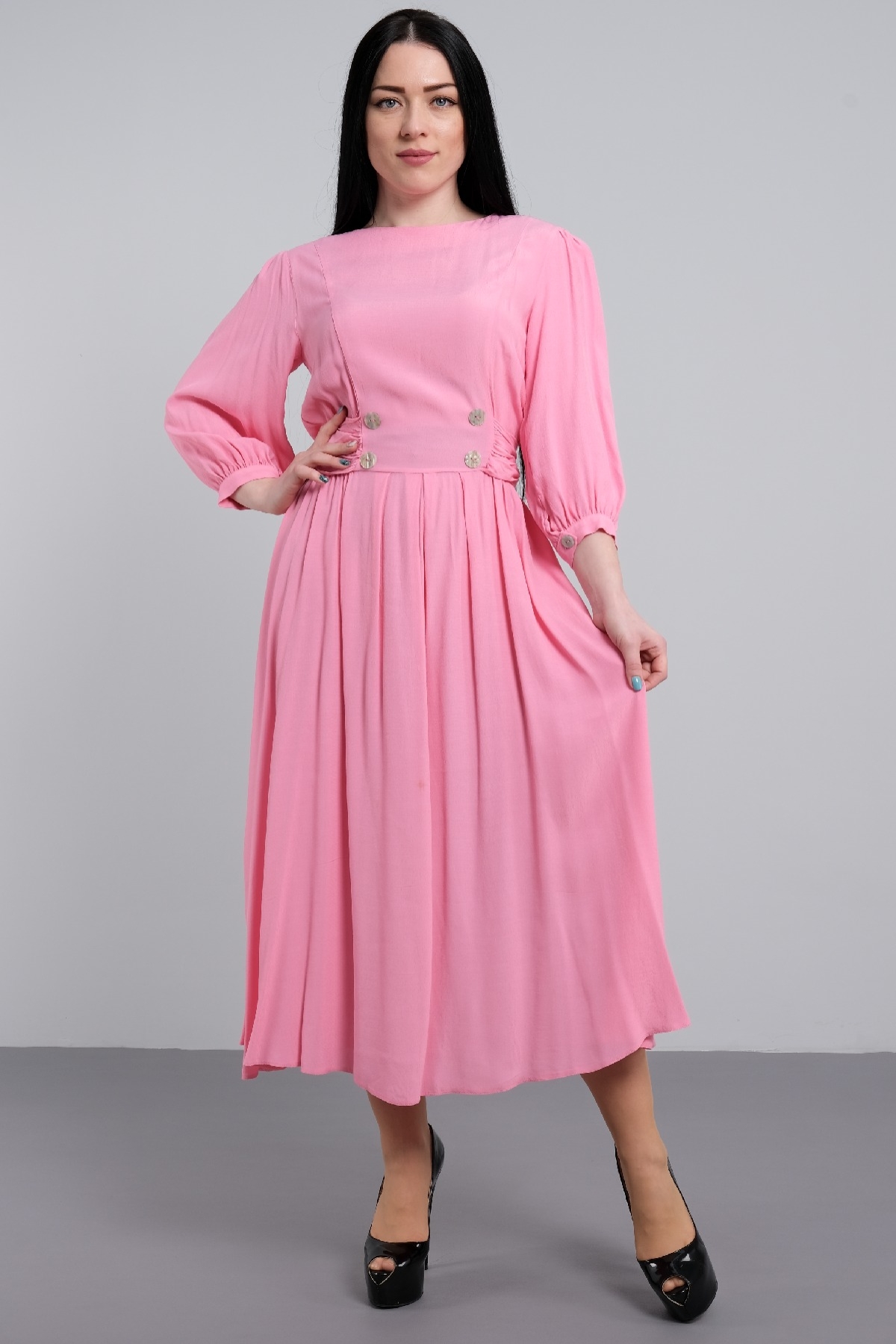 Casual Dresses-powder pink