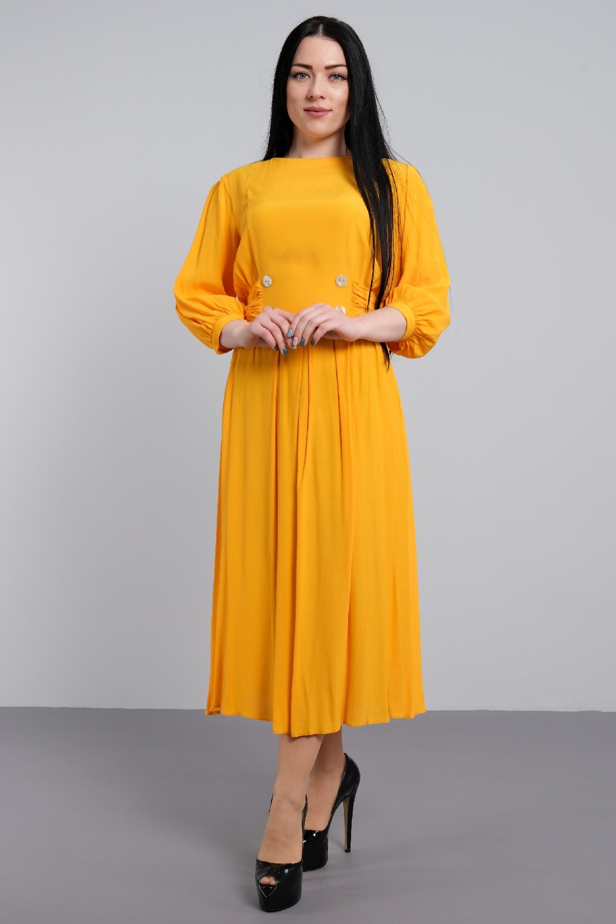 Casual Dresses-Orange