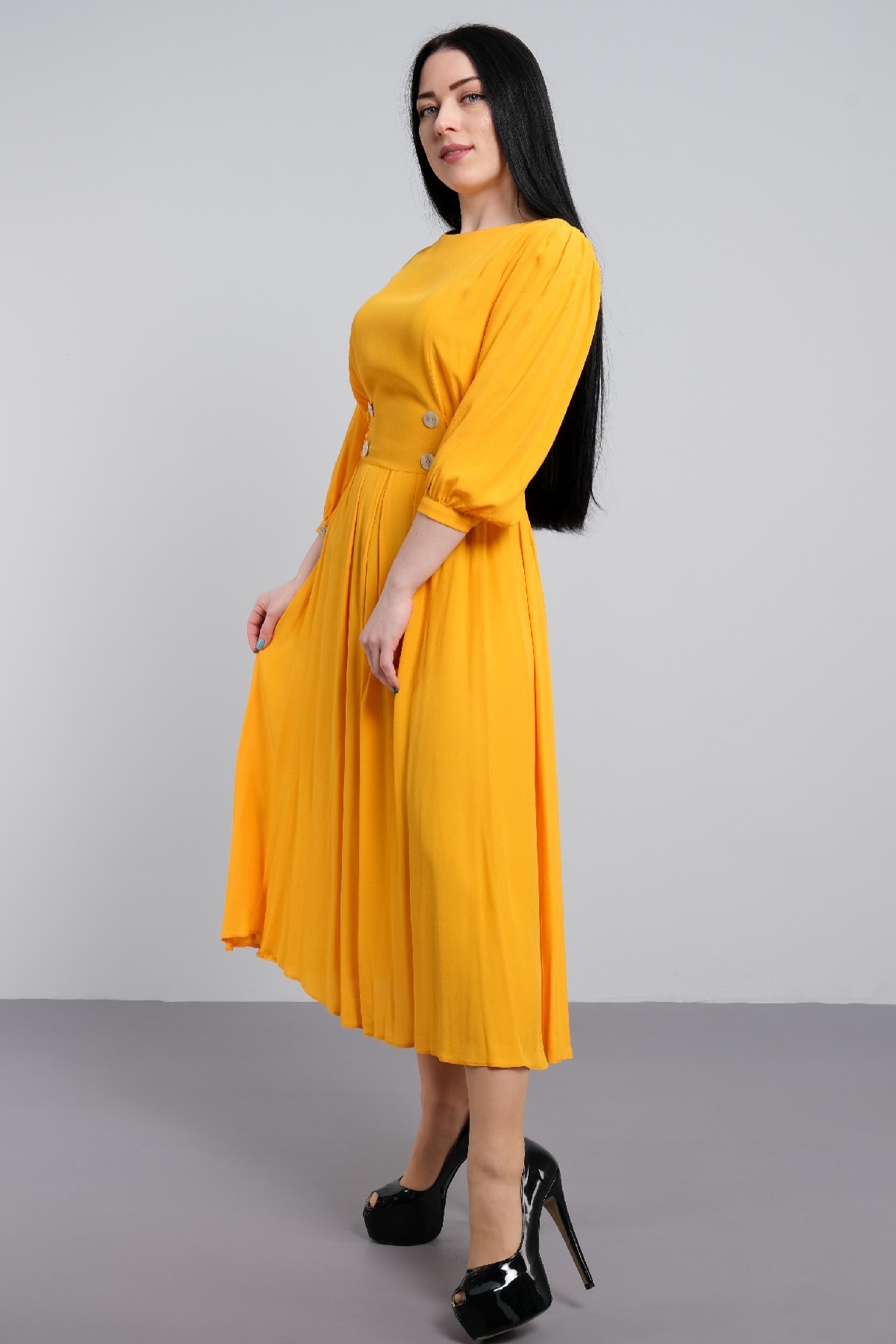 Casual Dresses-Orange