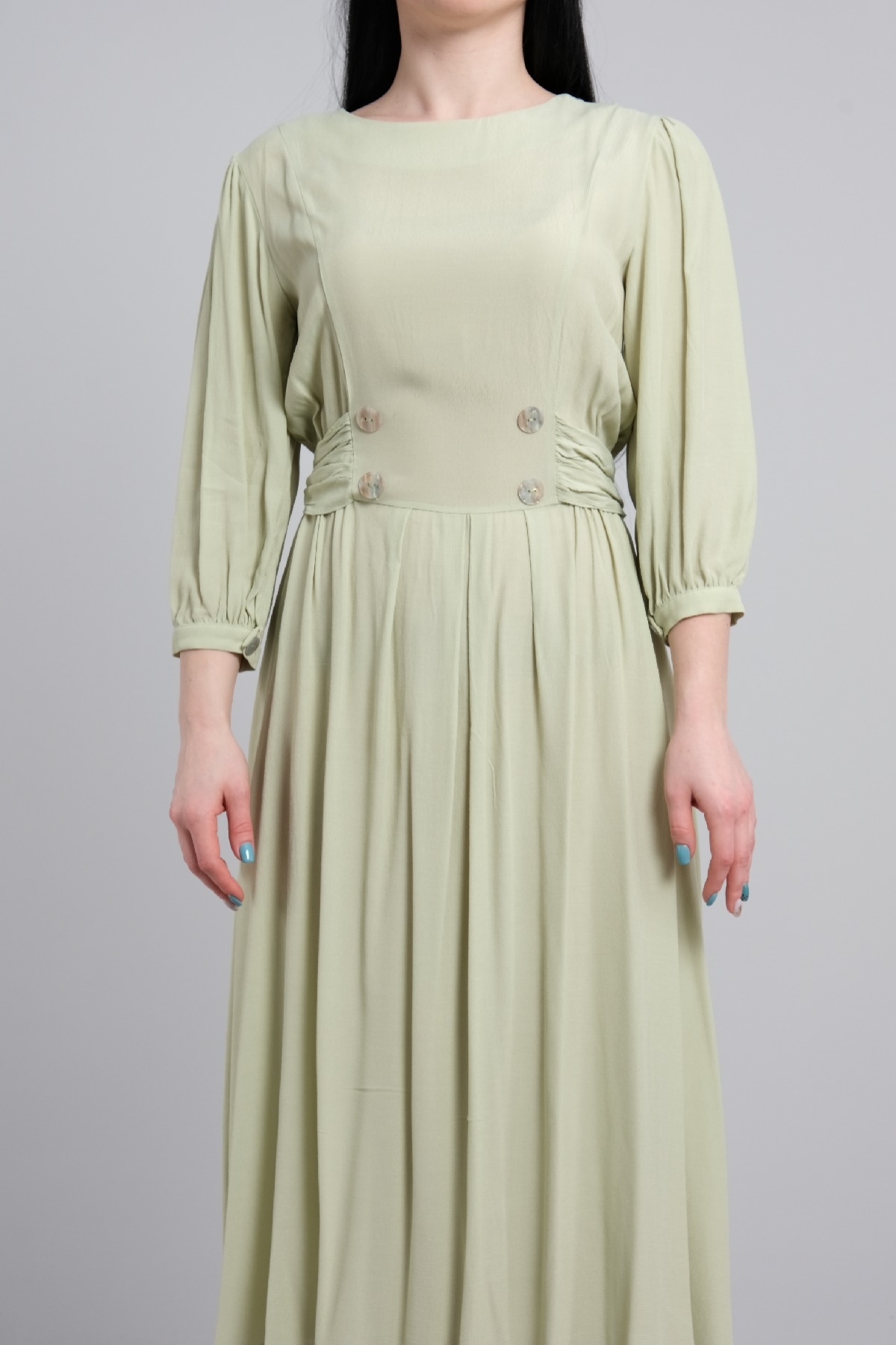 Casual Dresses-Light green
