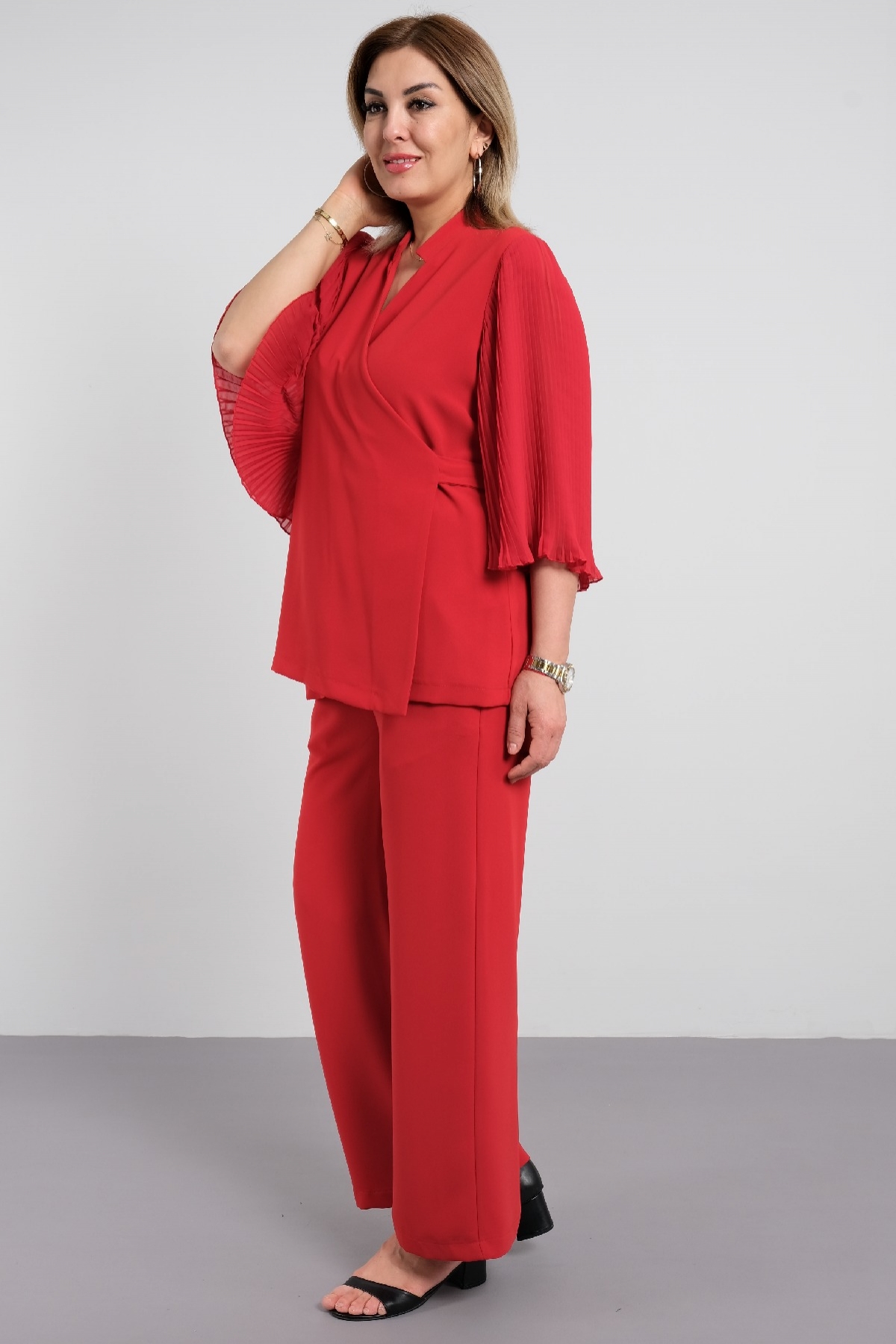 Two-Piece Suit-Red
