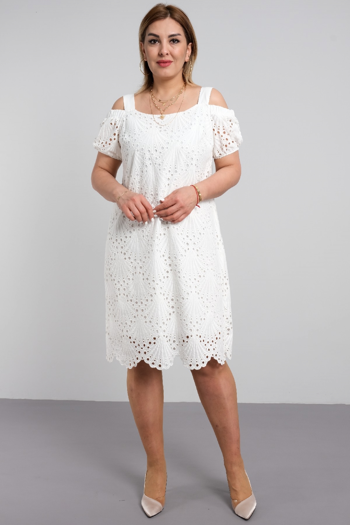 Casual Dresses-White