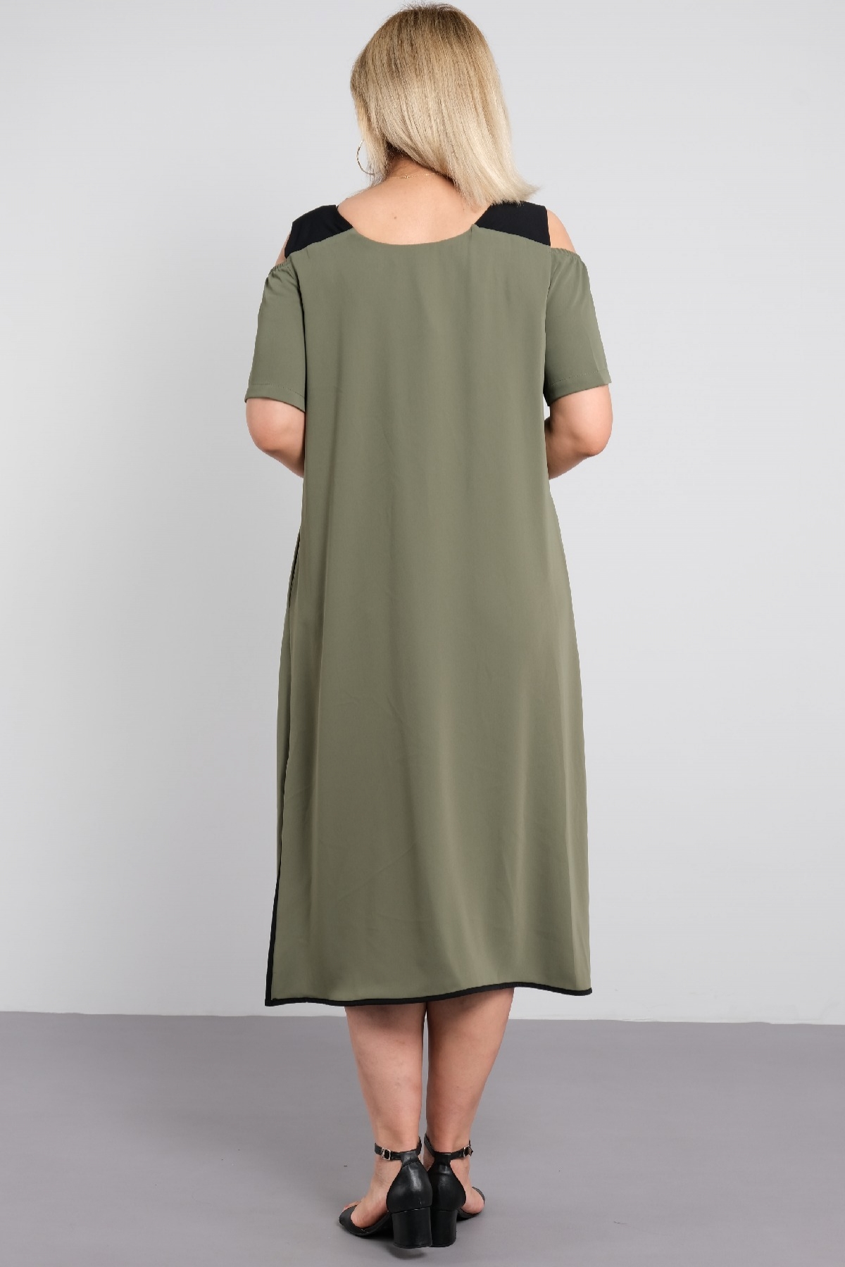 Casual Dresses-Khaki