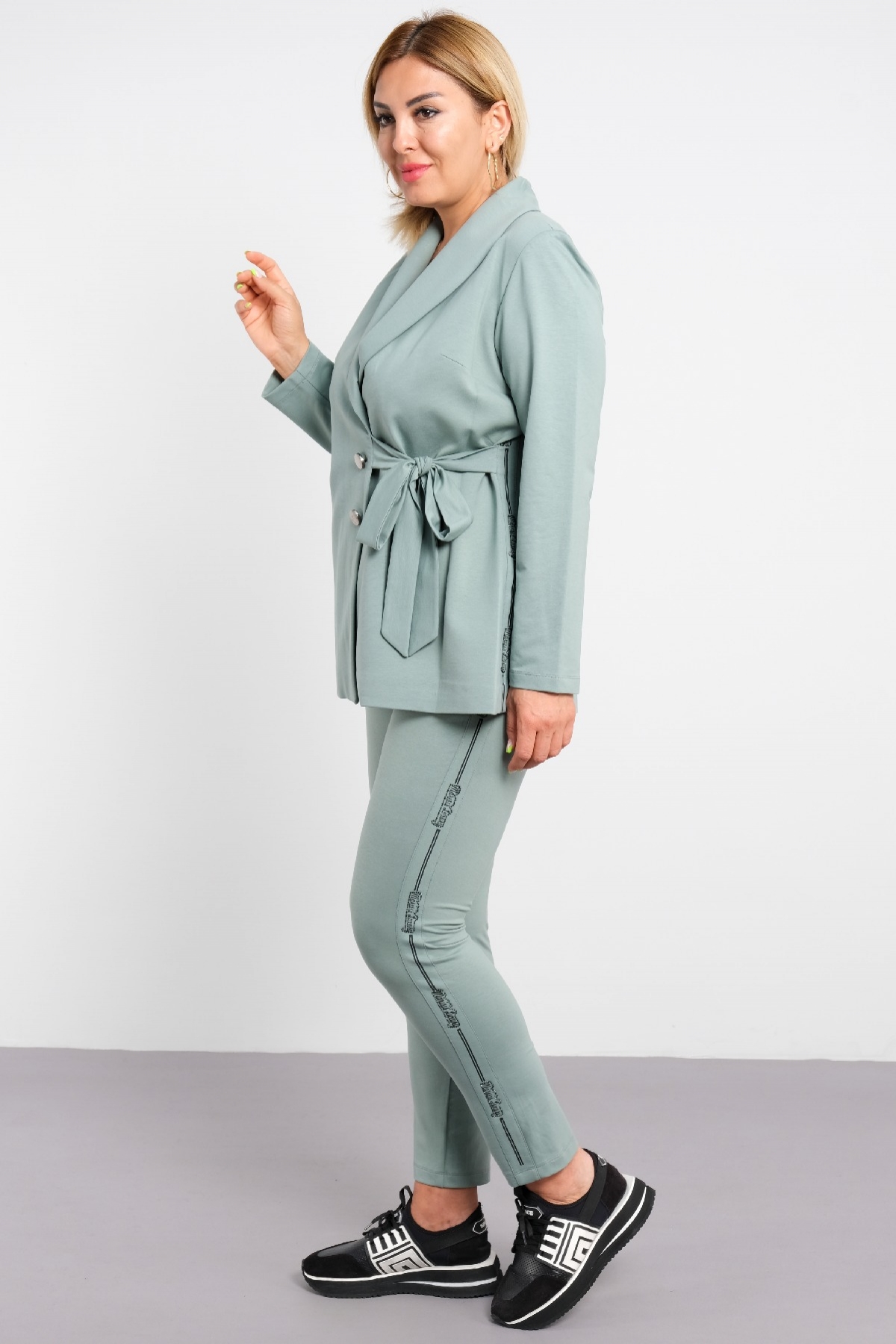 Two-Piece Suit-Petrol Green
