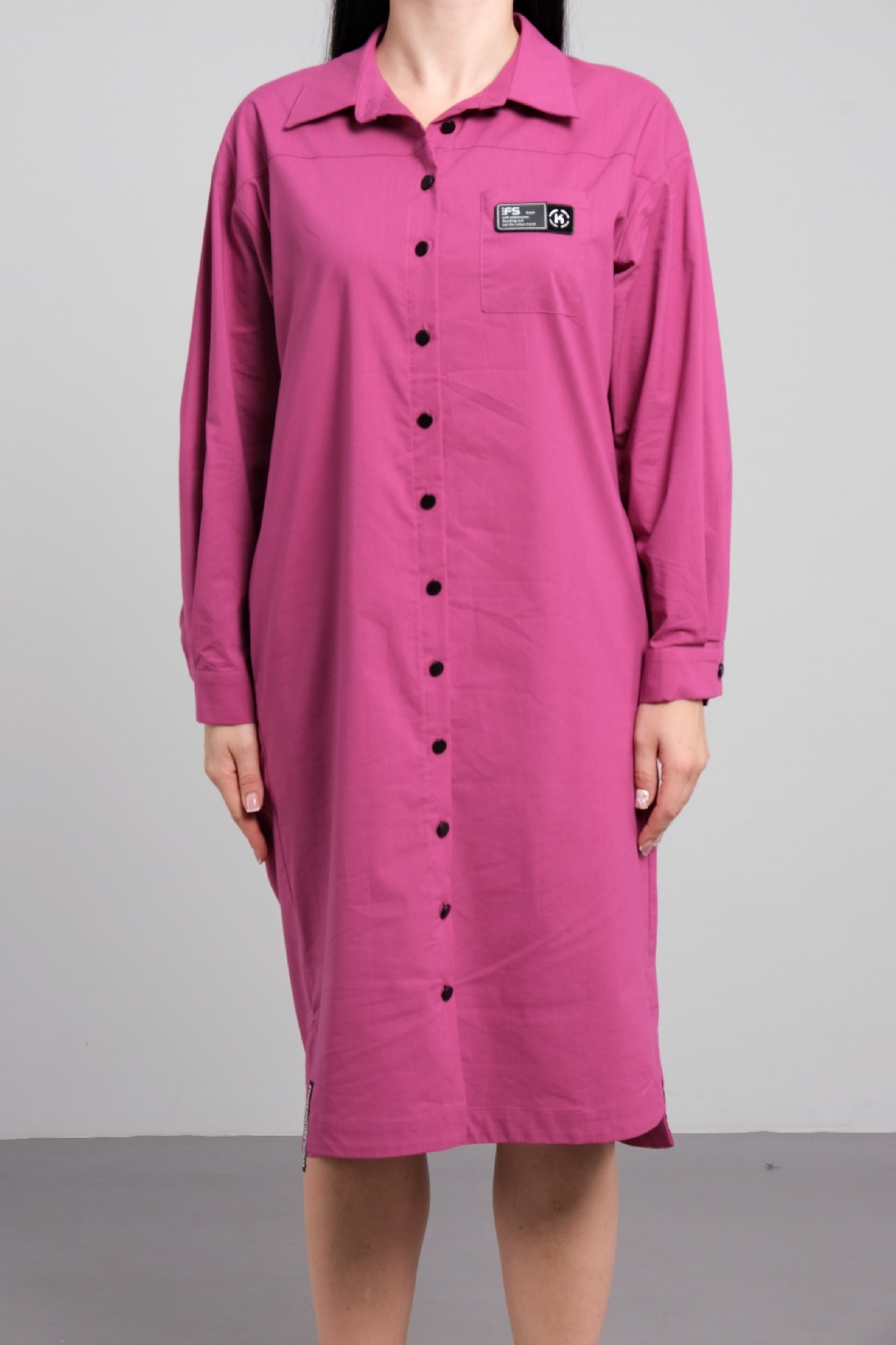 Casual Dresses-Fuchsia