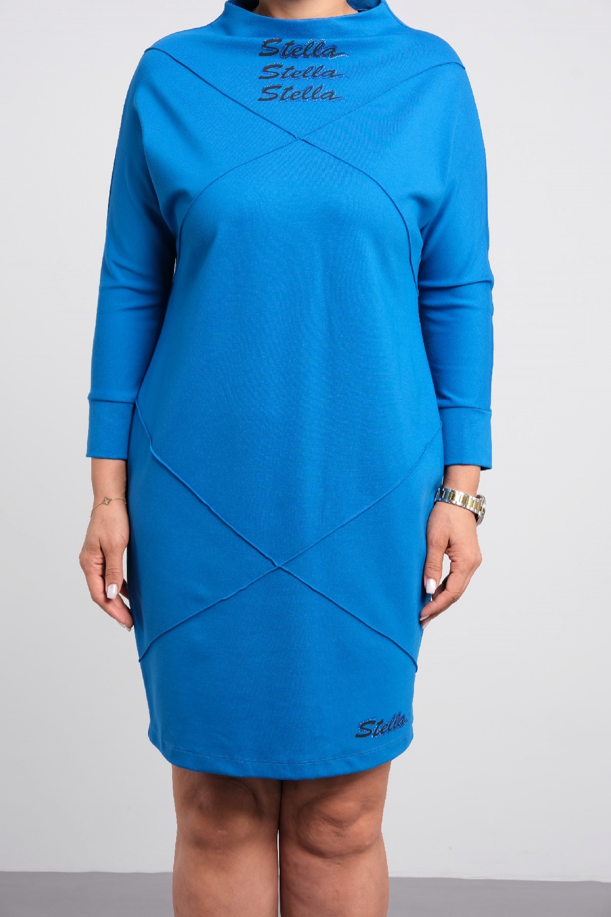 Casual Dresses-Bright Blue