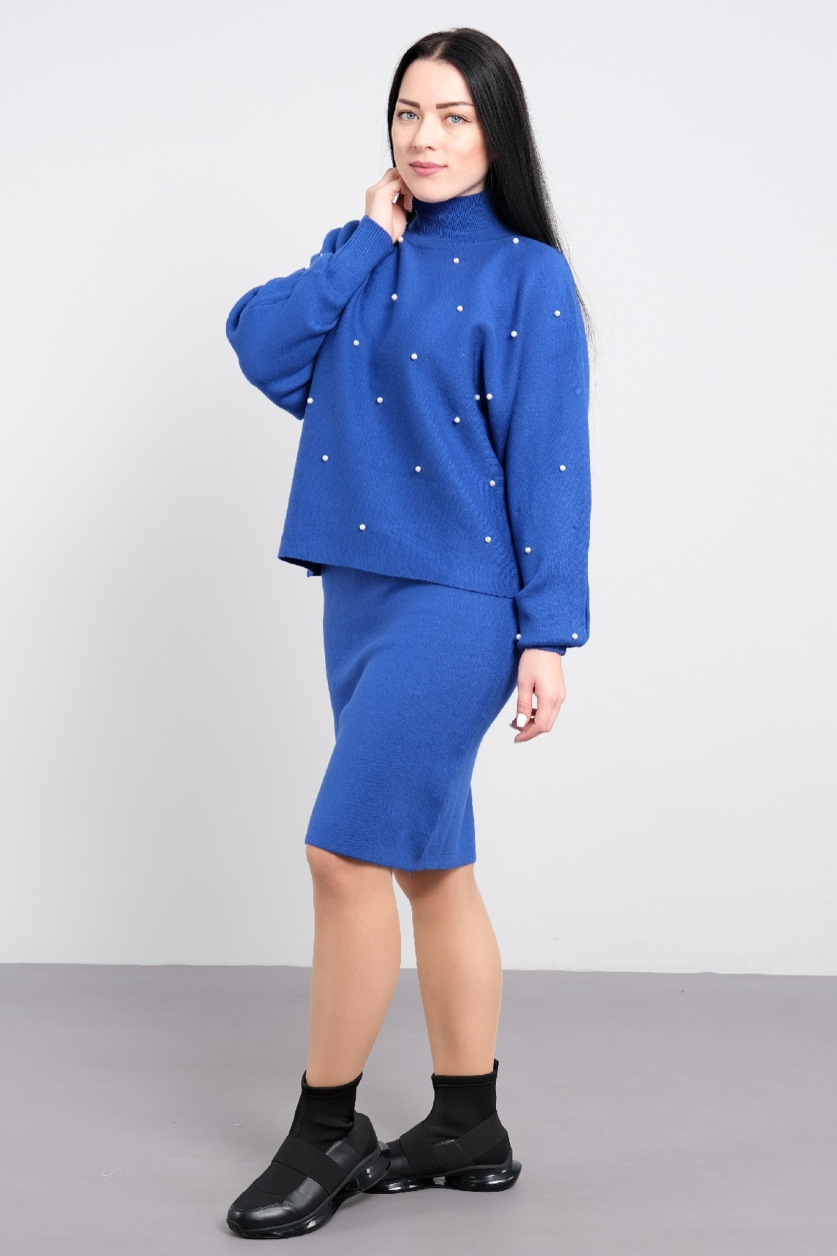 Two-Piece Suit-Bright Blue