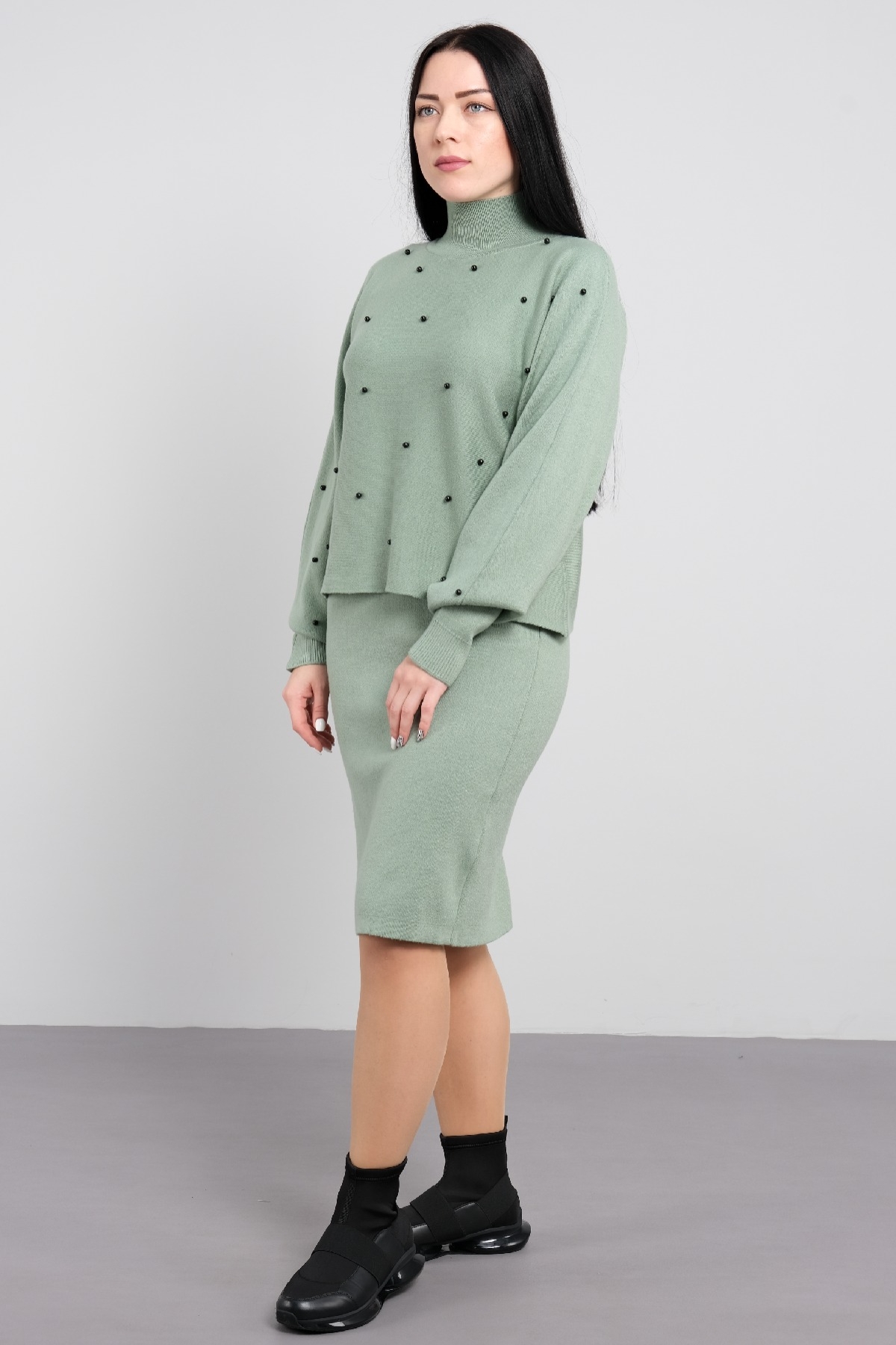 Two-Piece Suit-Light green
