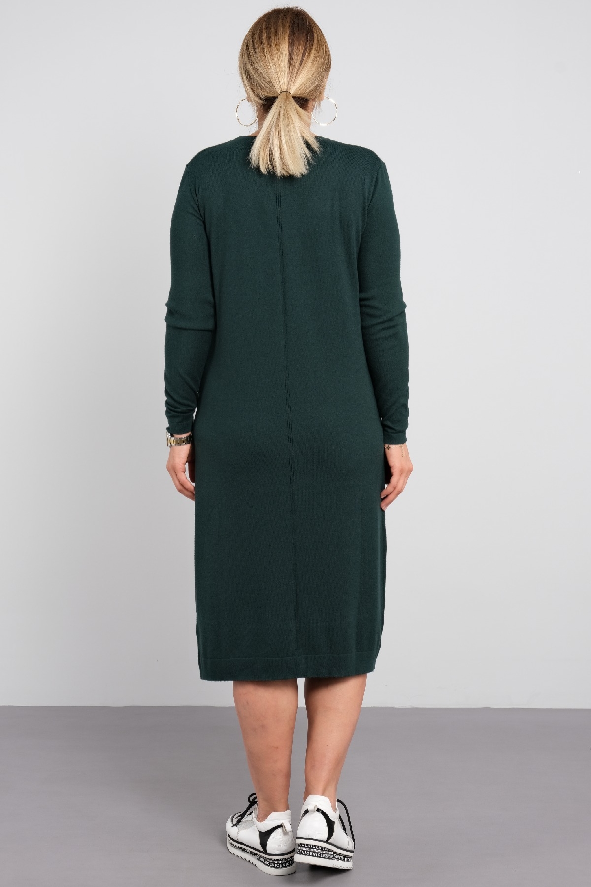 Casual Dresses-Petrol Green