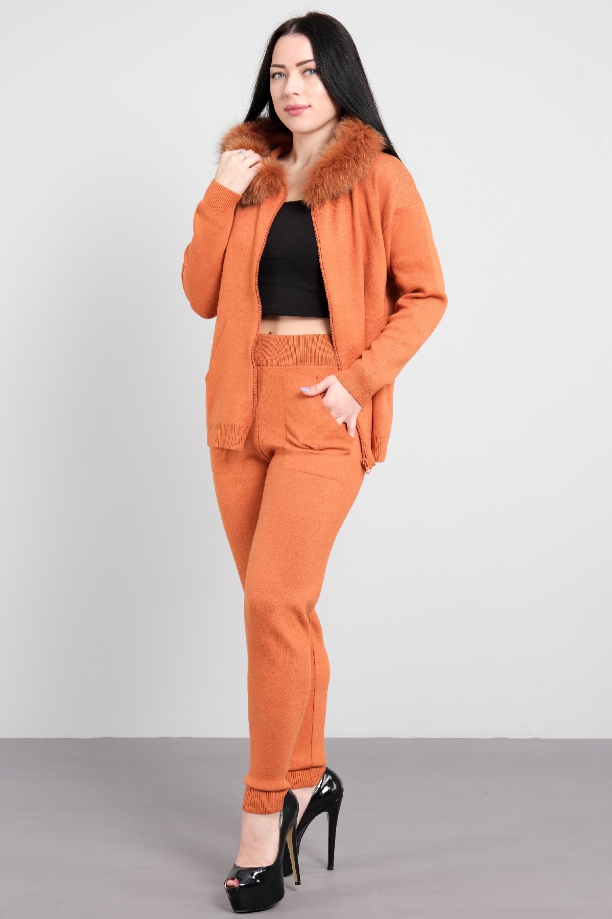 Two-Piece Suit-Orange