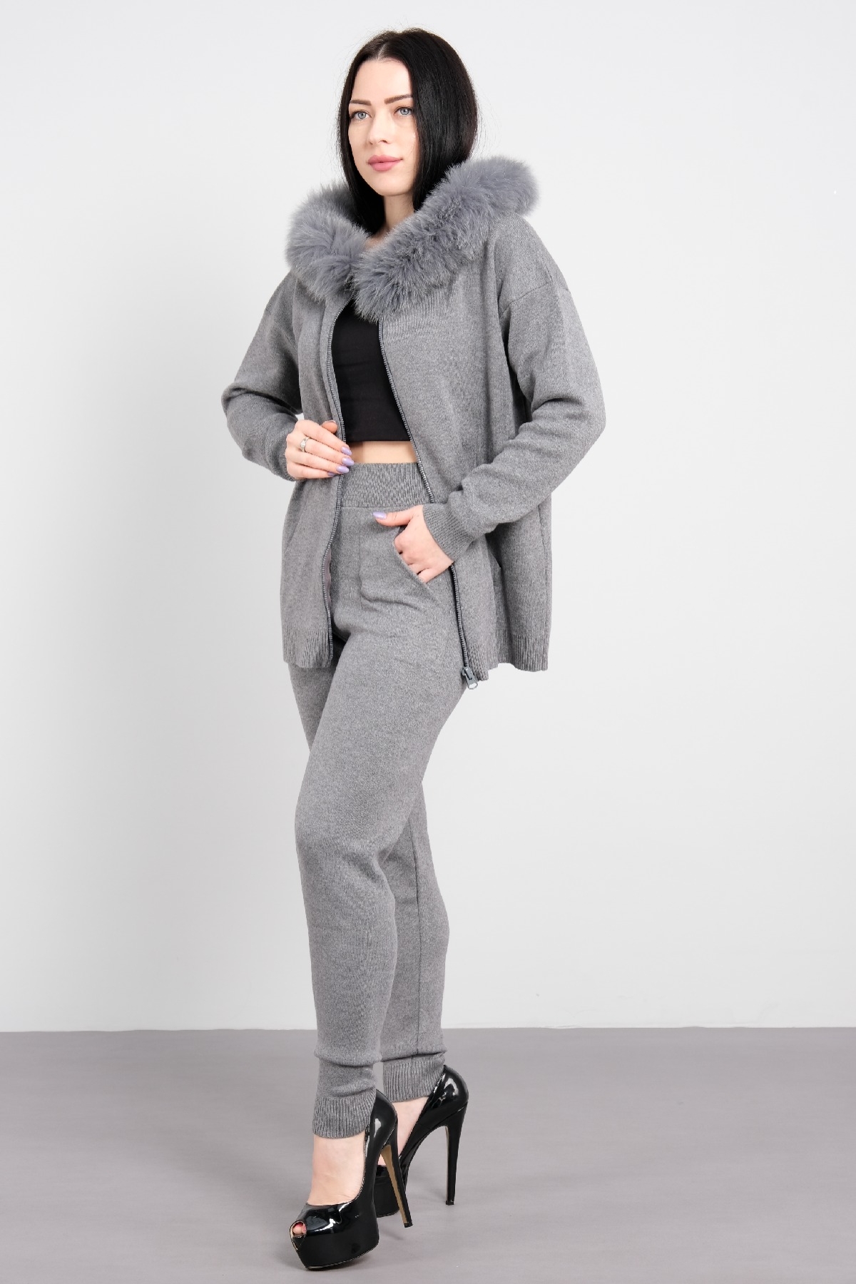 Two-Piece Suit-Grey