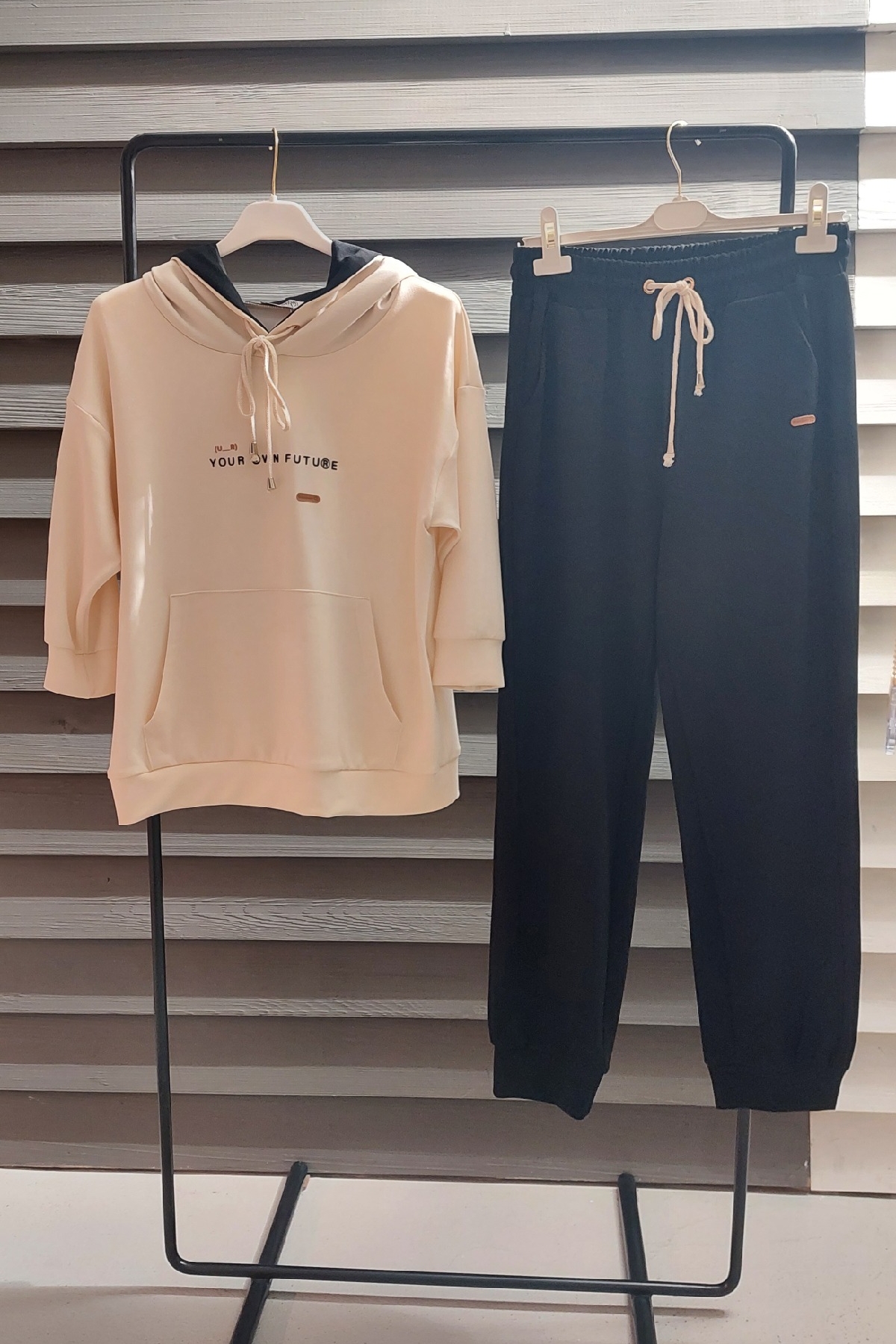Sweat & Track Suit-NAVY BLUE - WHITE