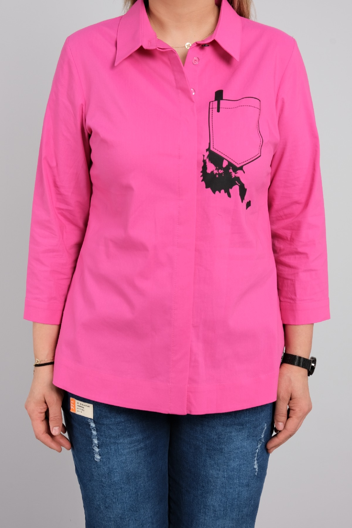 Shirt-Fuchsia