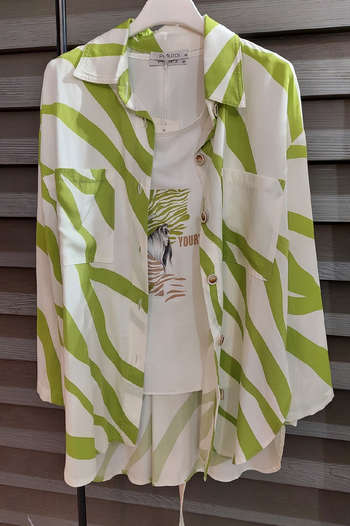 Women's 3 Piece Suits-Light green