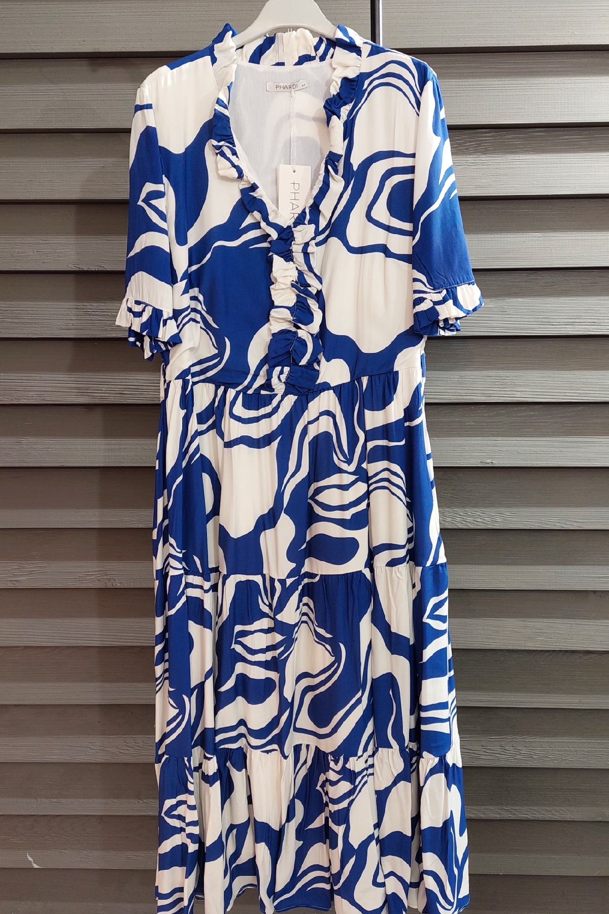 Dresses-WHITE - BLUE