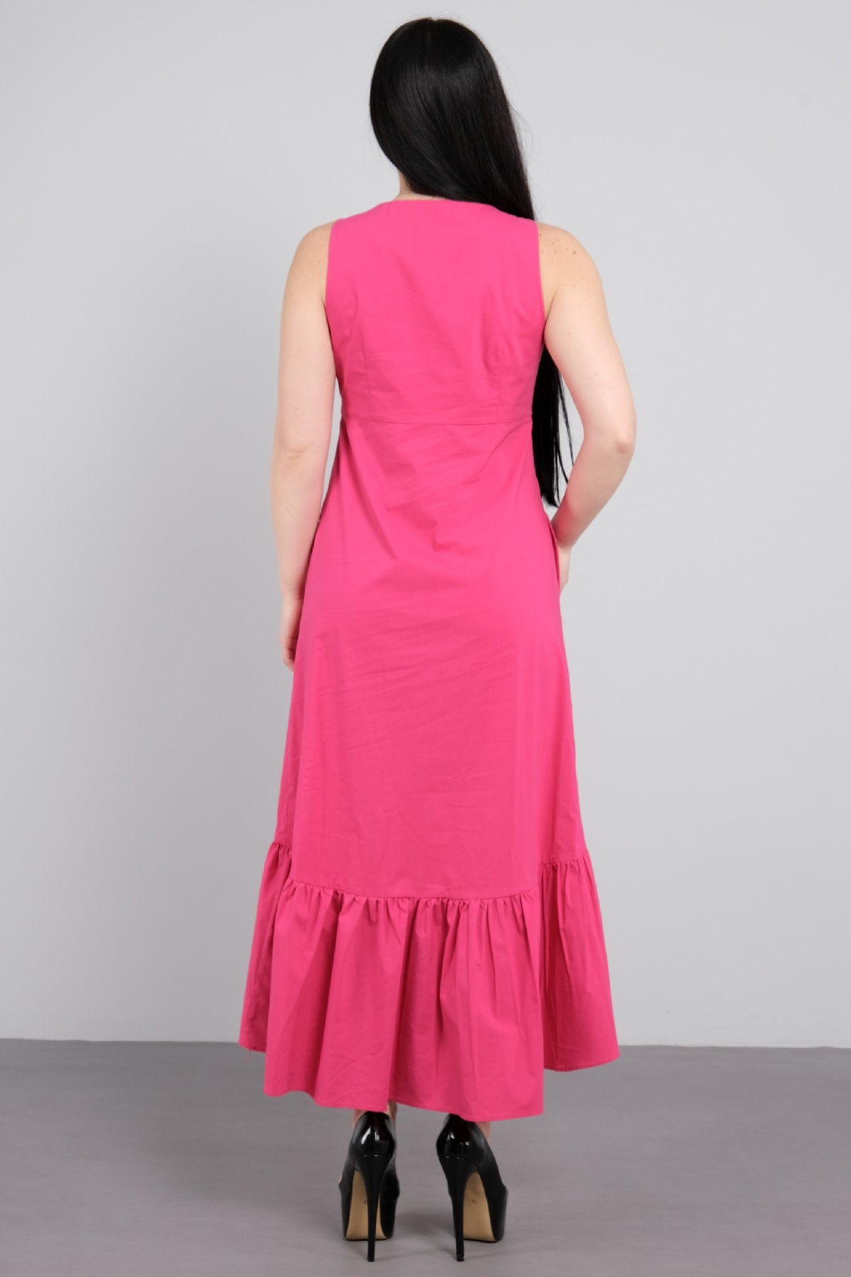 Casual Dresses-Fuchsia