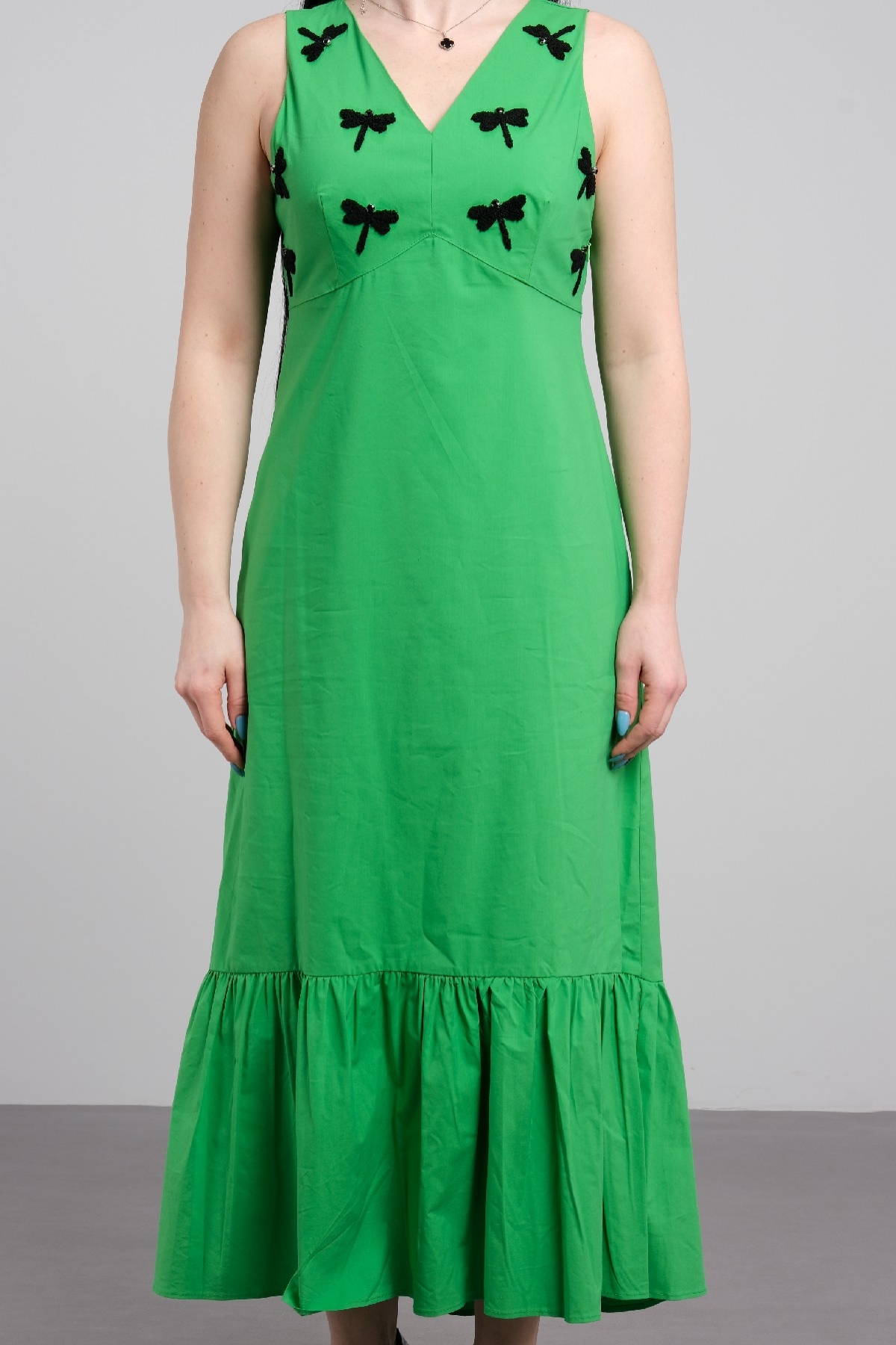 Casual Dresses-Green