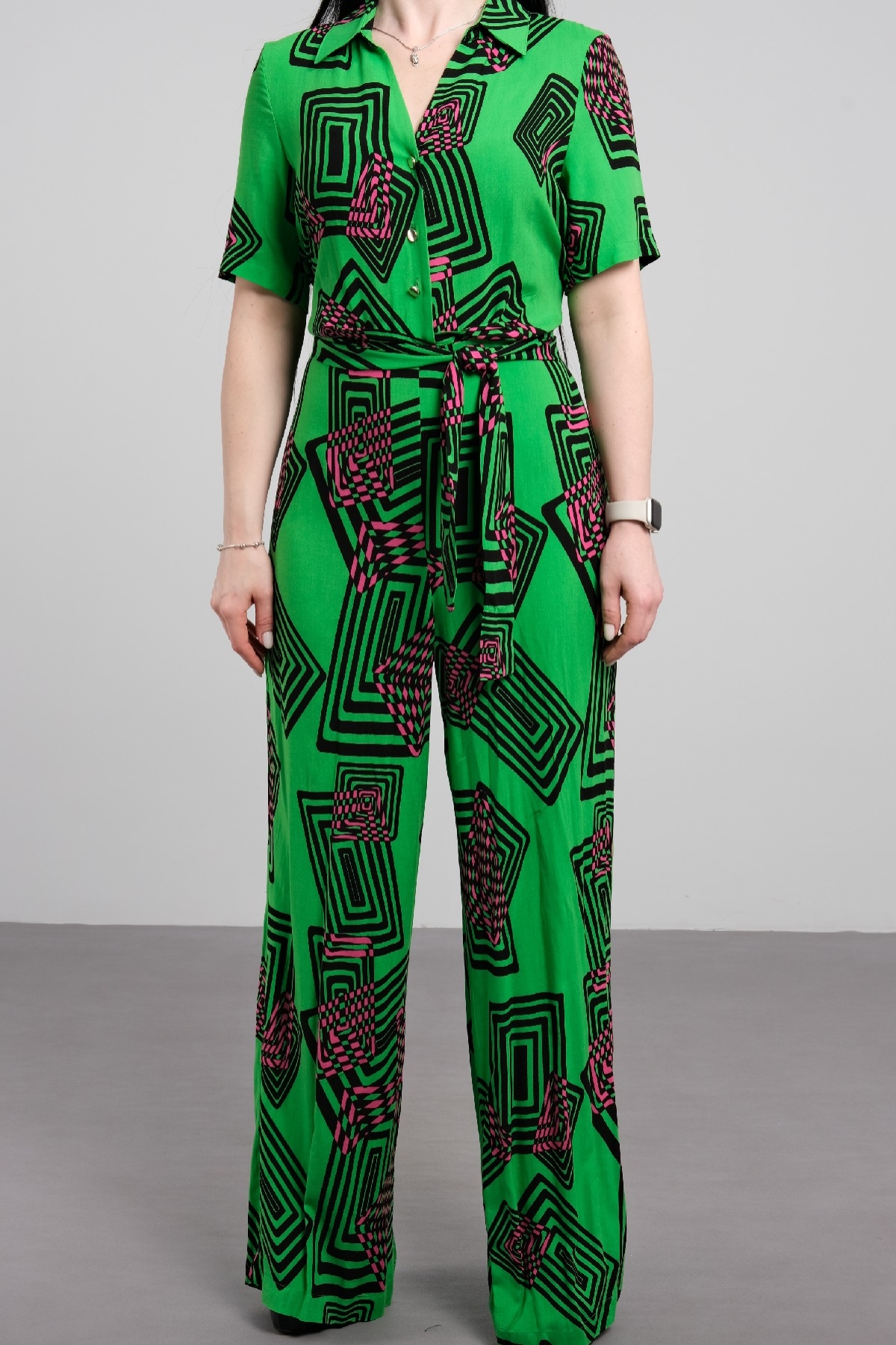 Jumpsuits-FUCHIA - GREEN