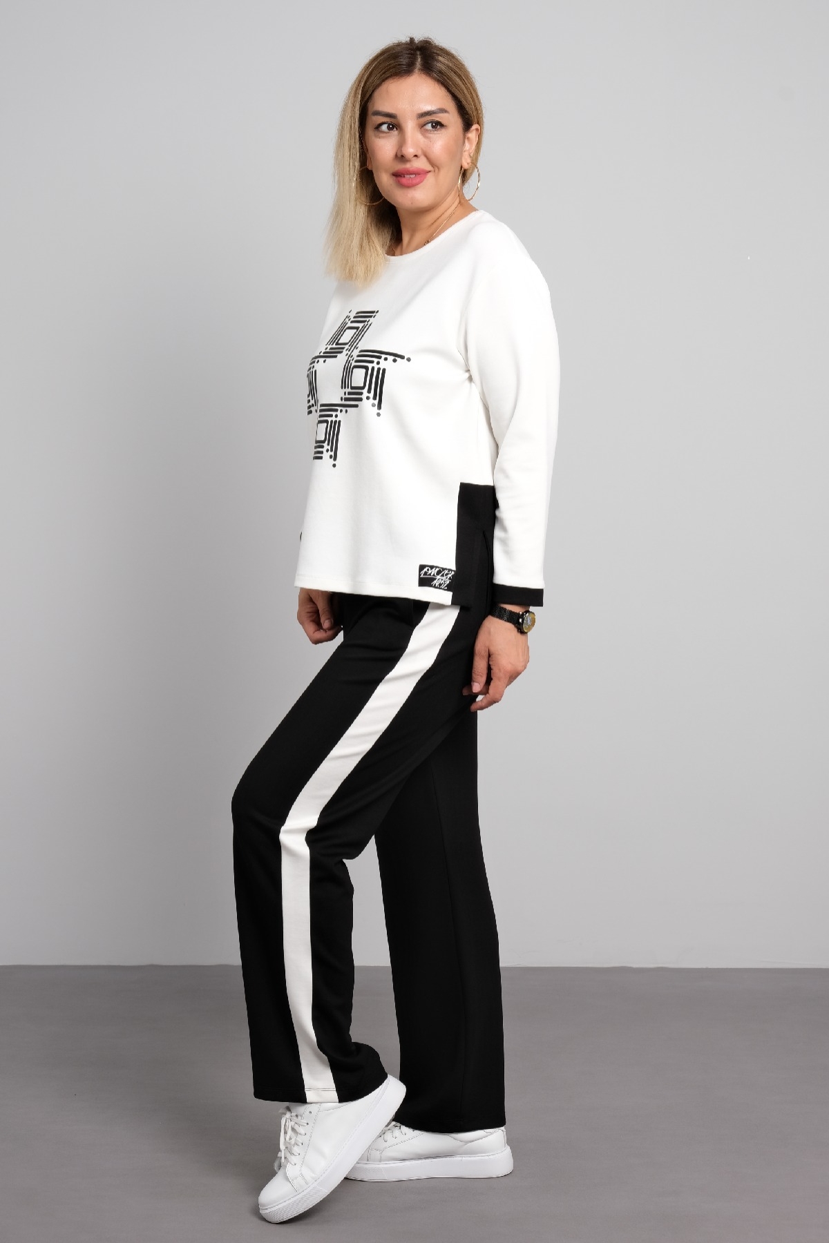 Two-Piece Suit-Ecru