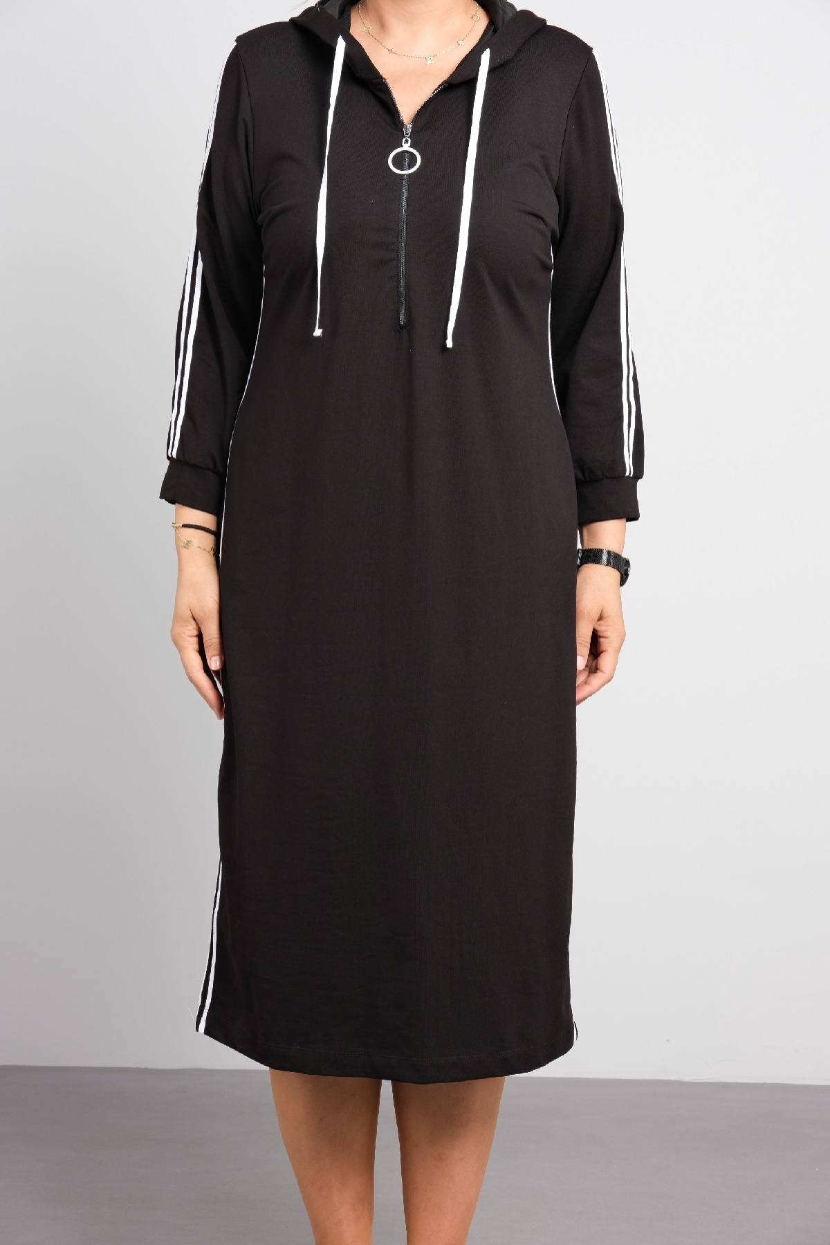 Casual Dresses-Black