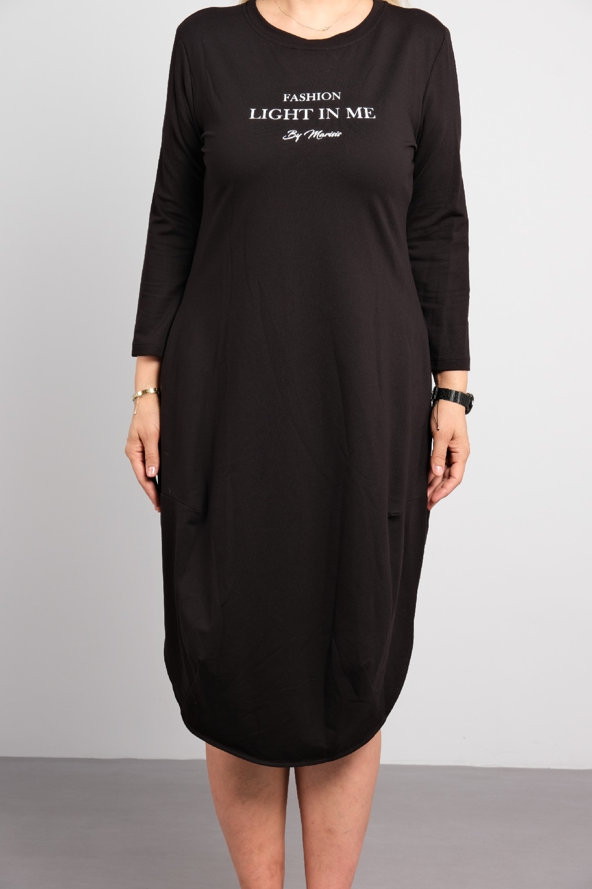 Casual Dresses-Black