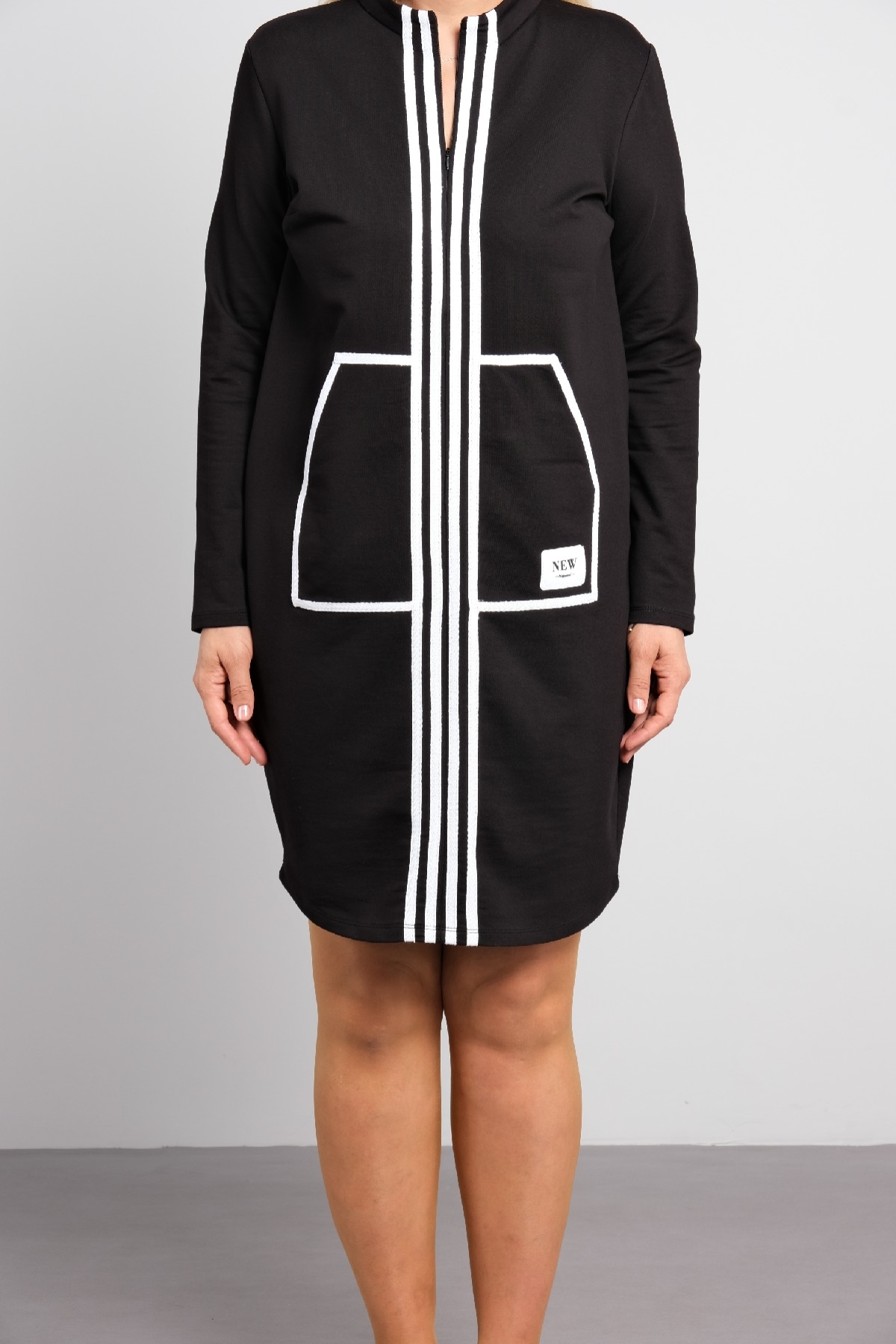 Casual Dresses-Black
