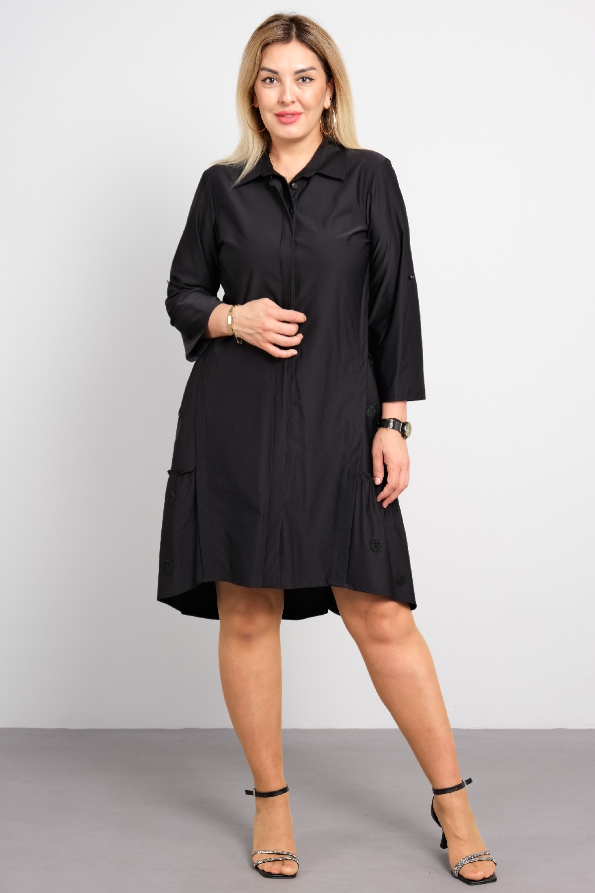 Casual Dresses-Black