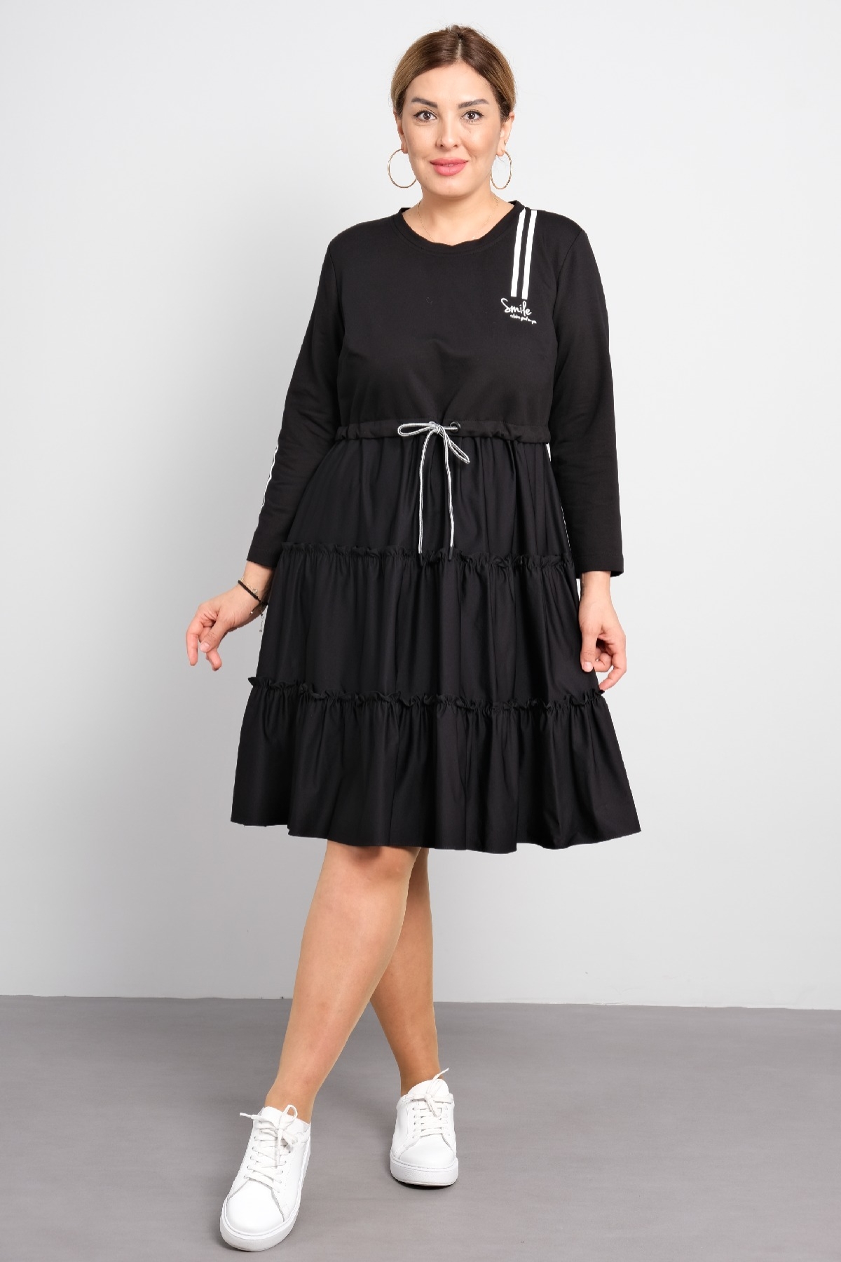 Casual Dresses-Black