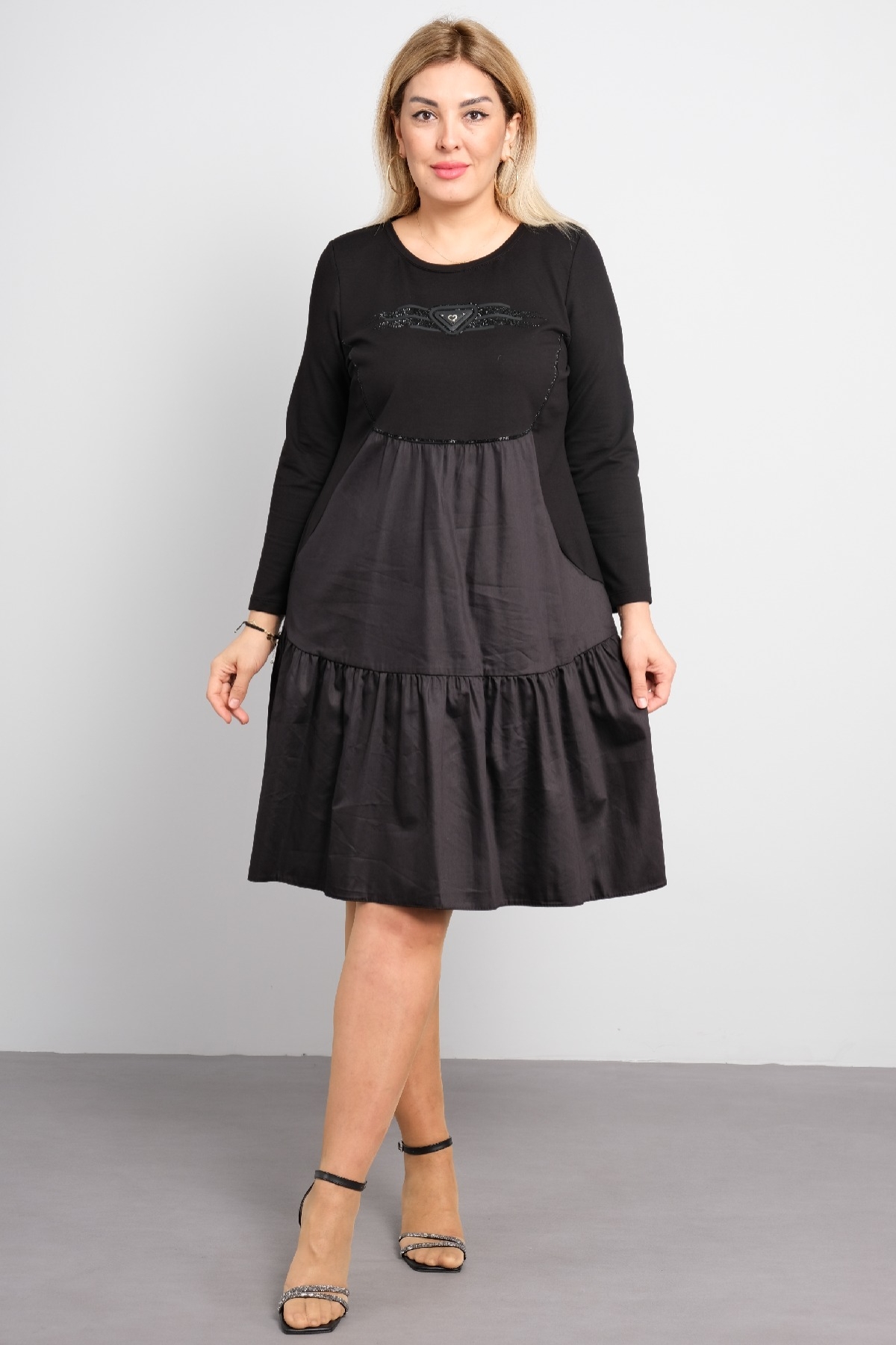 Casual Dresses-Black