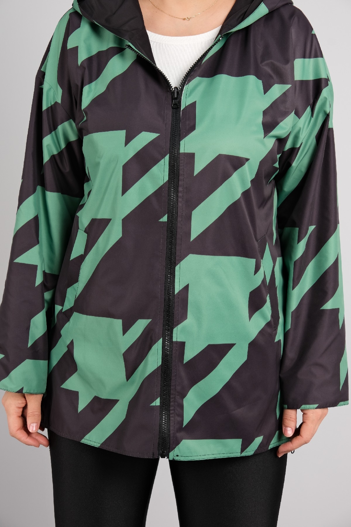 Trench Coats-Green