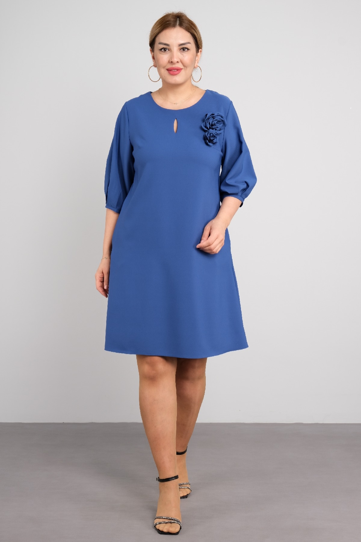 Casual Dresses-Bright Blue
