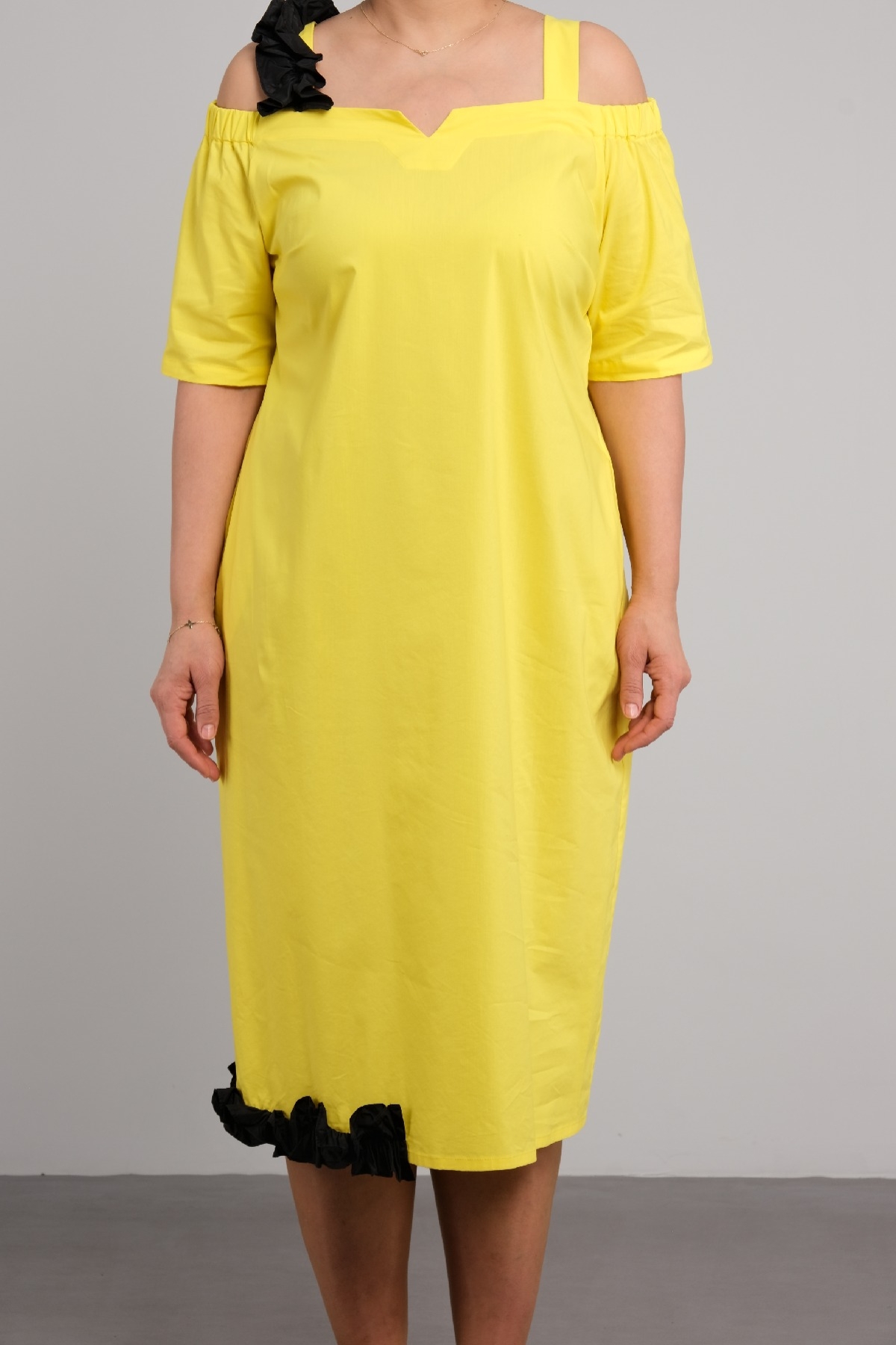 Casual Dresses-Yellow