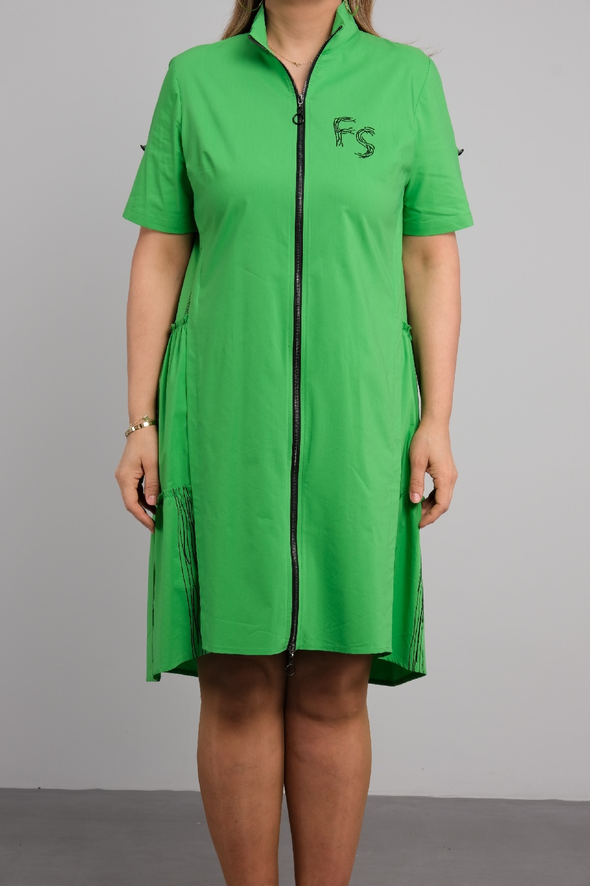 Повседневные платья-Зеленый