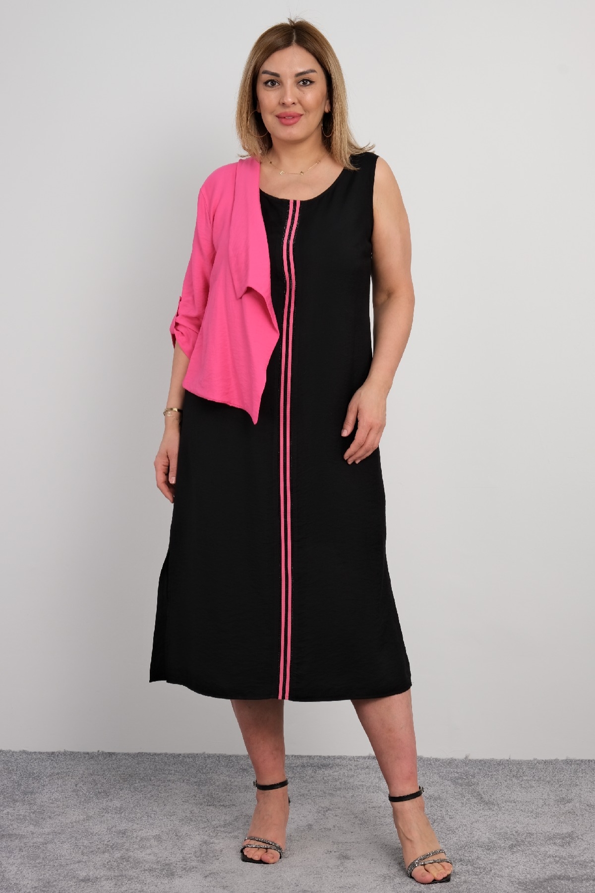 Casual Dresses-Fuchsia