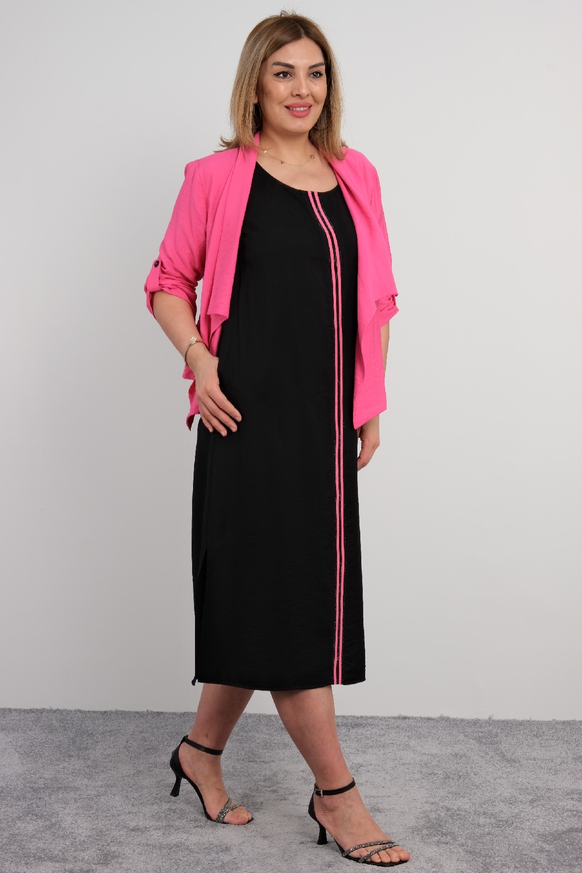 Casual Dresses-Fuchsia