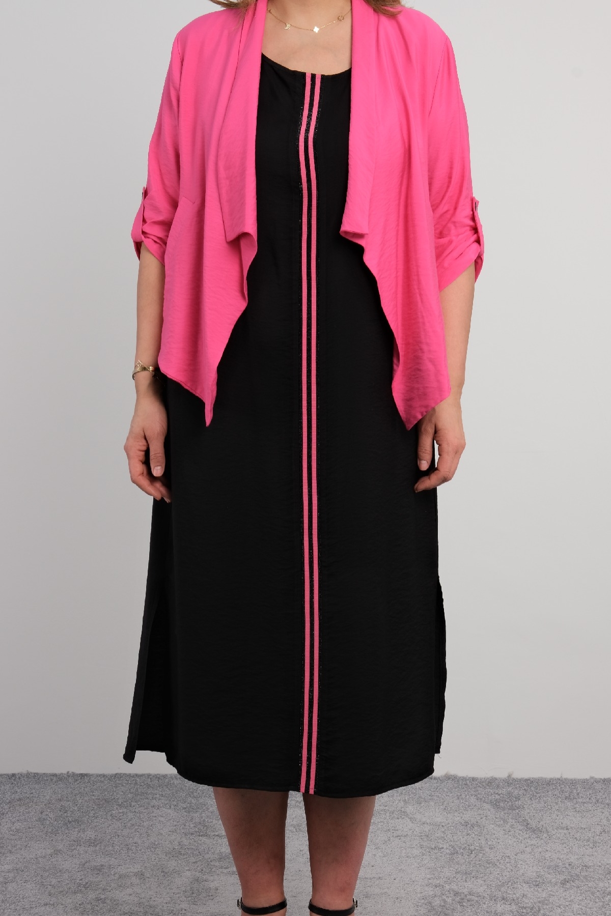 Casual Dresses-Fuchsia