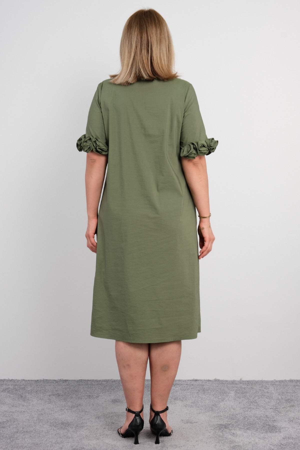 Casual Dresses-Khaki