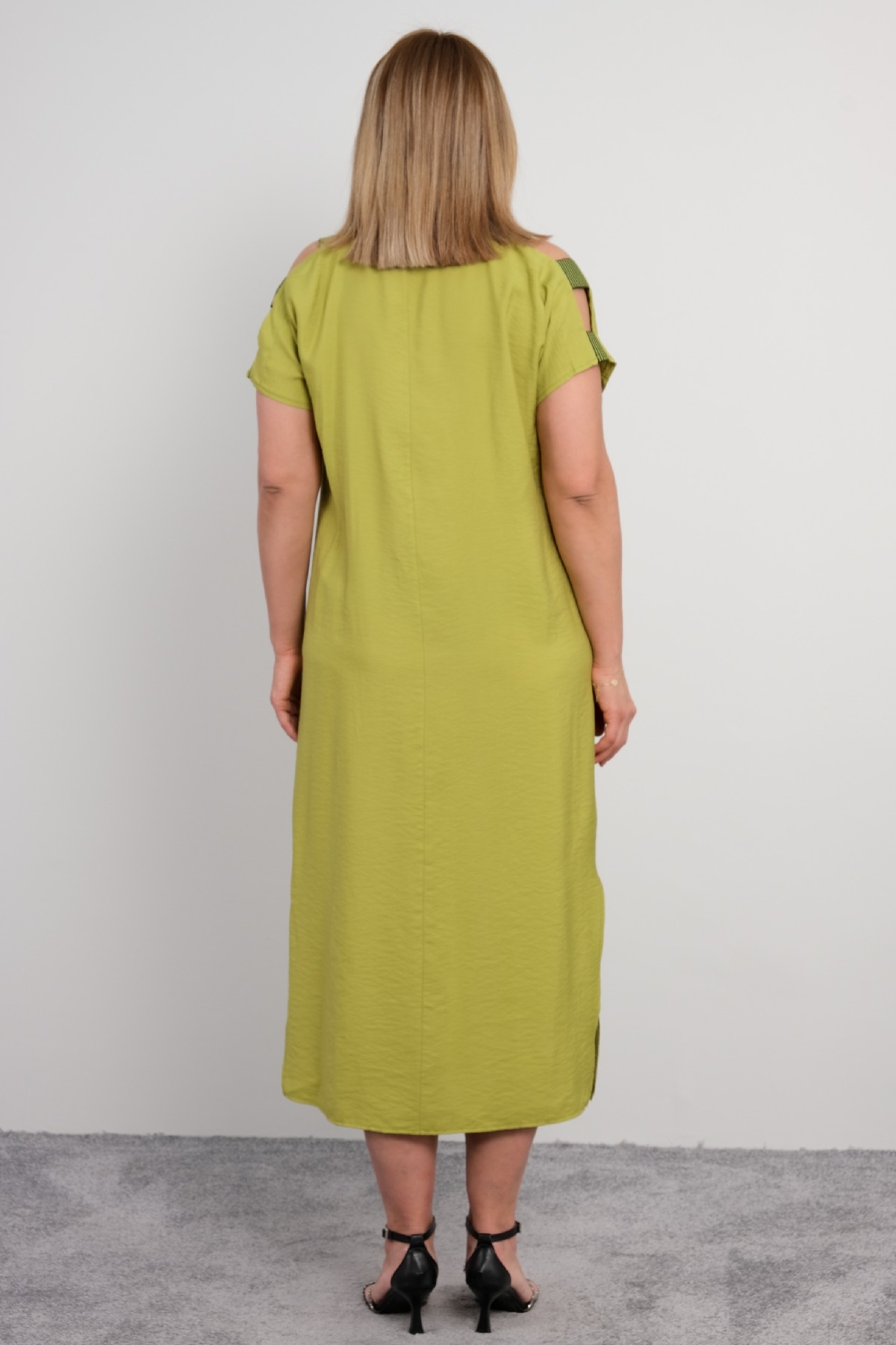 Günlük Elbiseler-Fıstık Yeşili