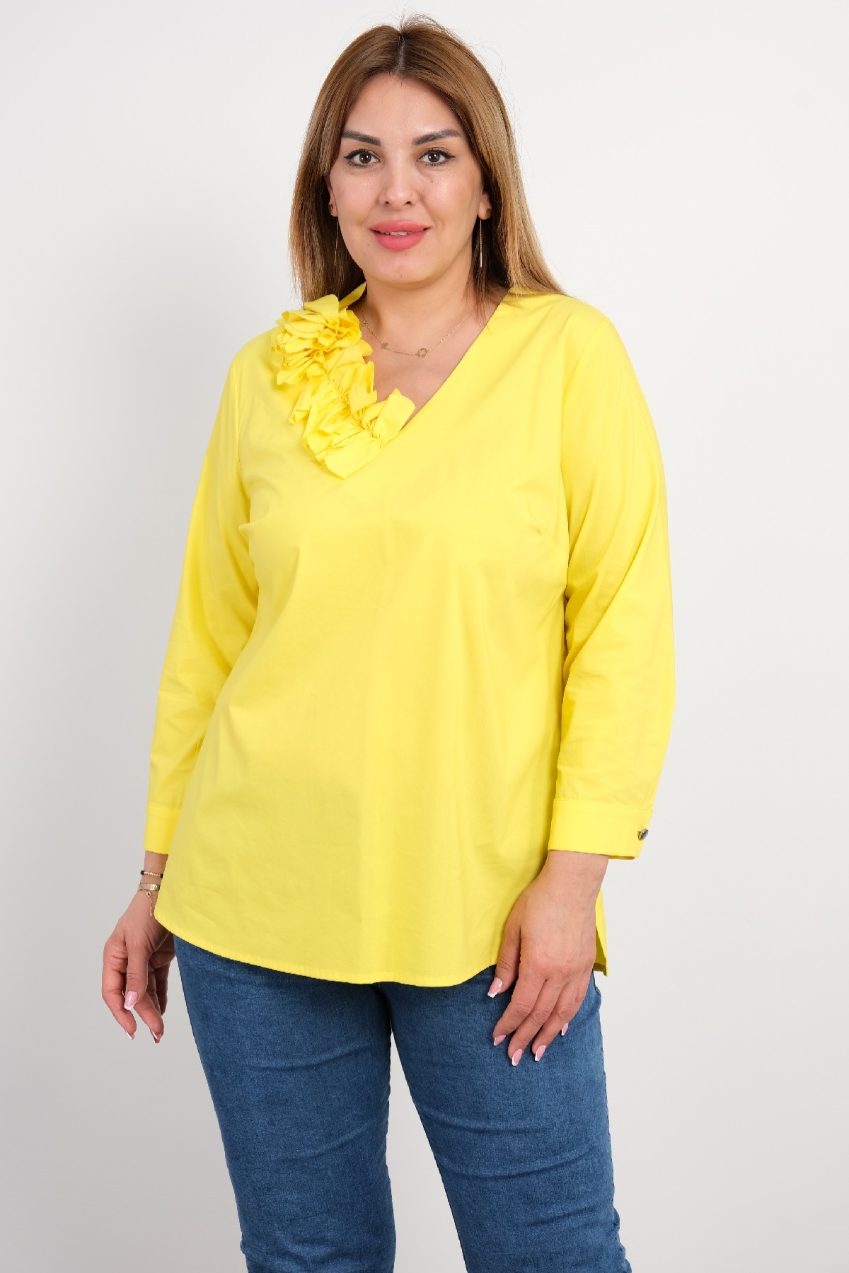 Блузы-Желтый