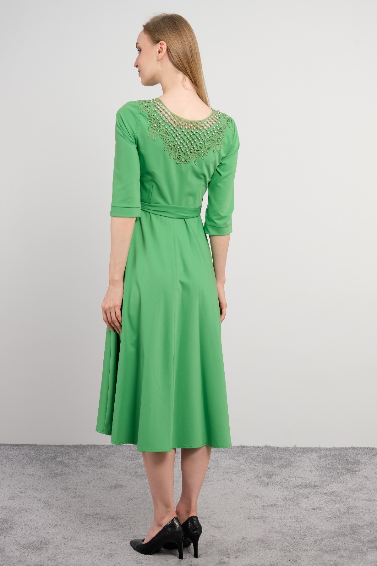 Casual Long Dresses-Pistachio Green