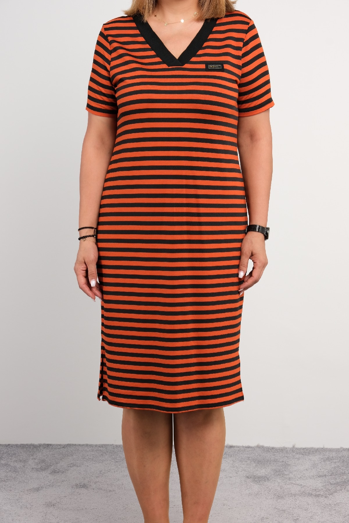 Casual Long Dresses-Orange