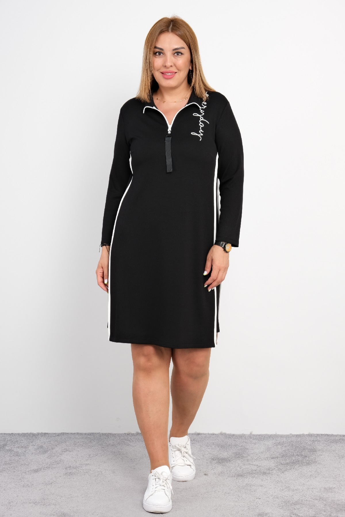 Casual Dresses-Black