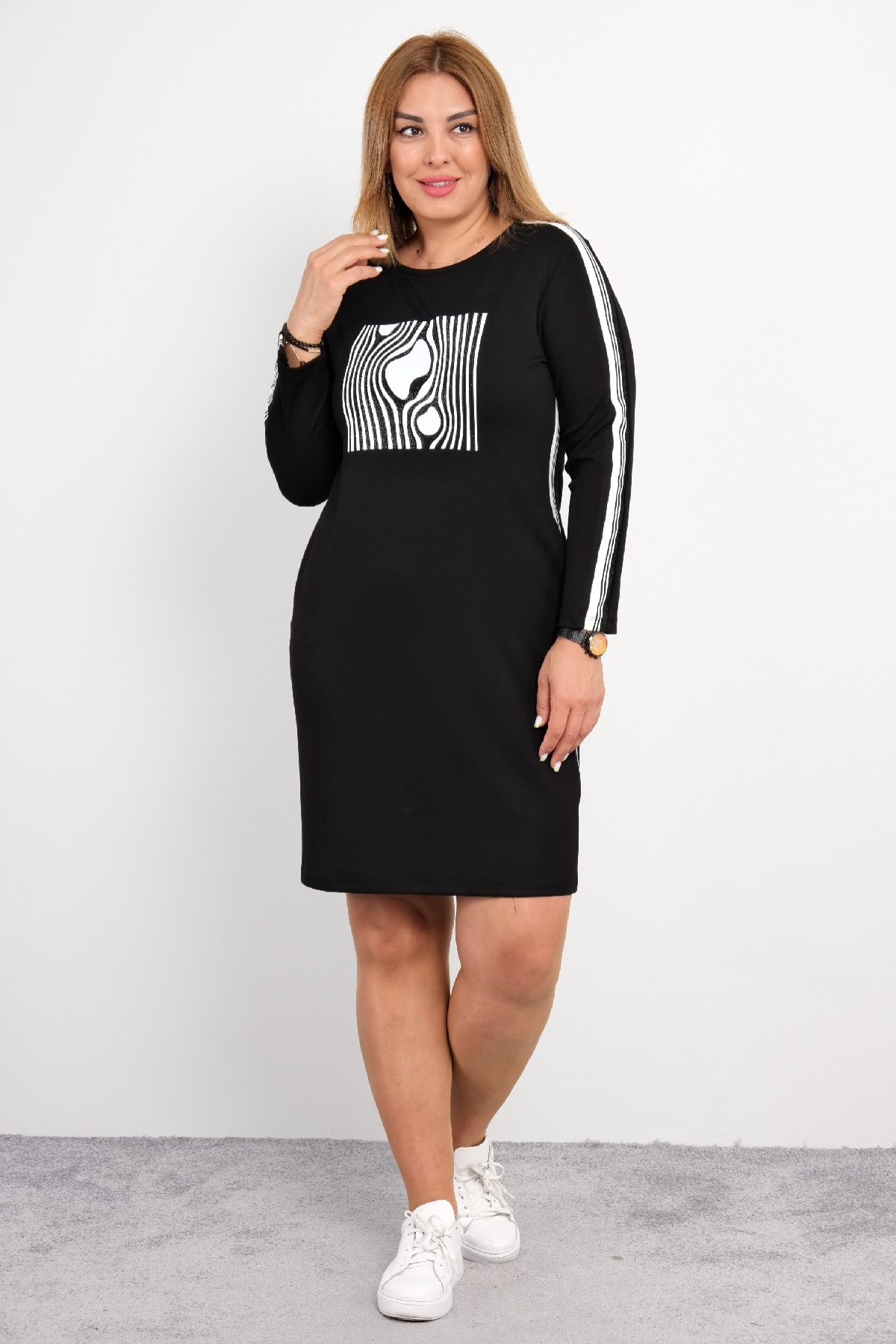 Casual Dresses-Black