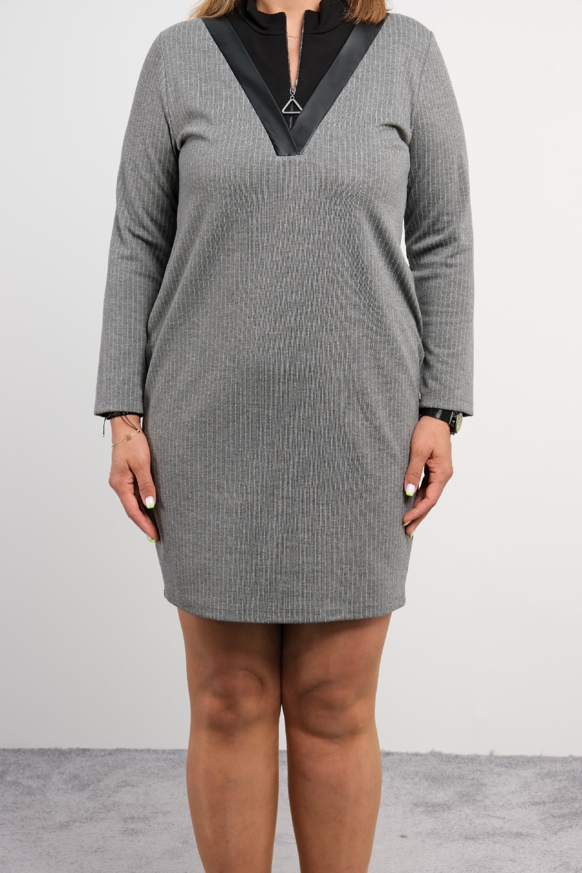 Casual Dresses-Grey