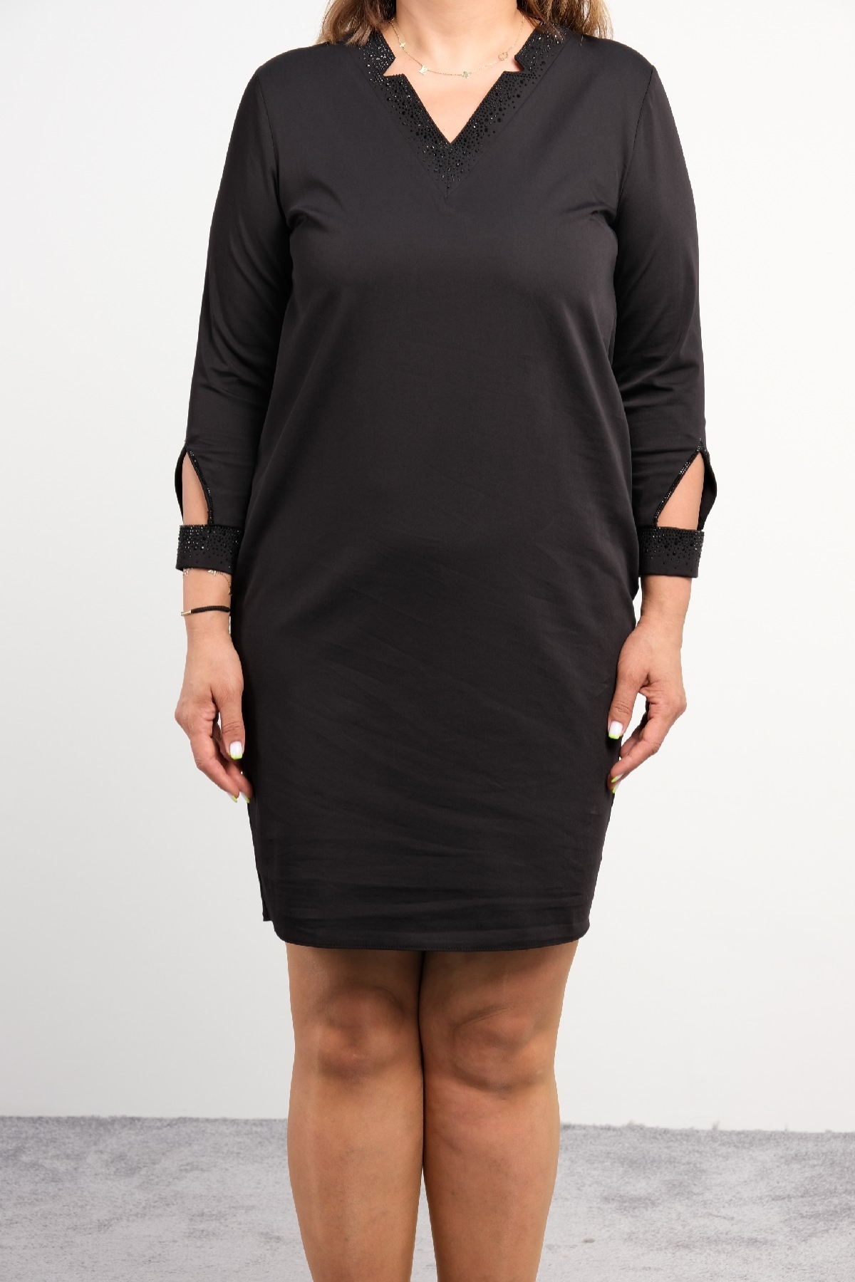 Casual Dresses-Black