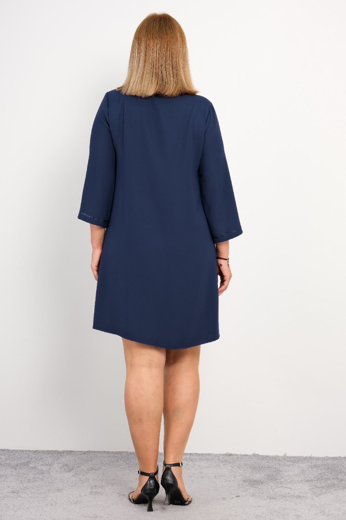 Casual Dresses-Dark Blue