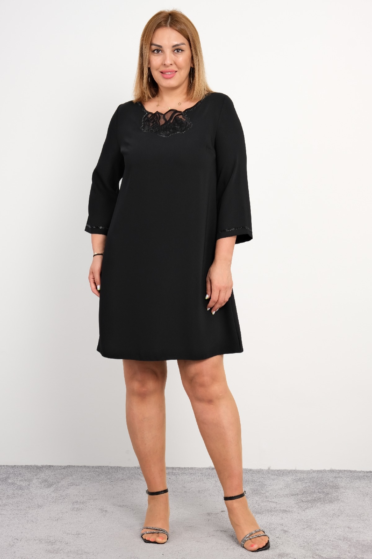 Casual Dresses-Black