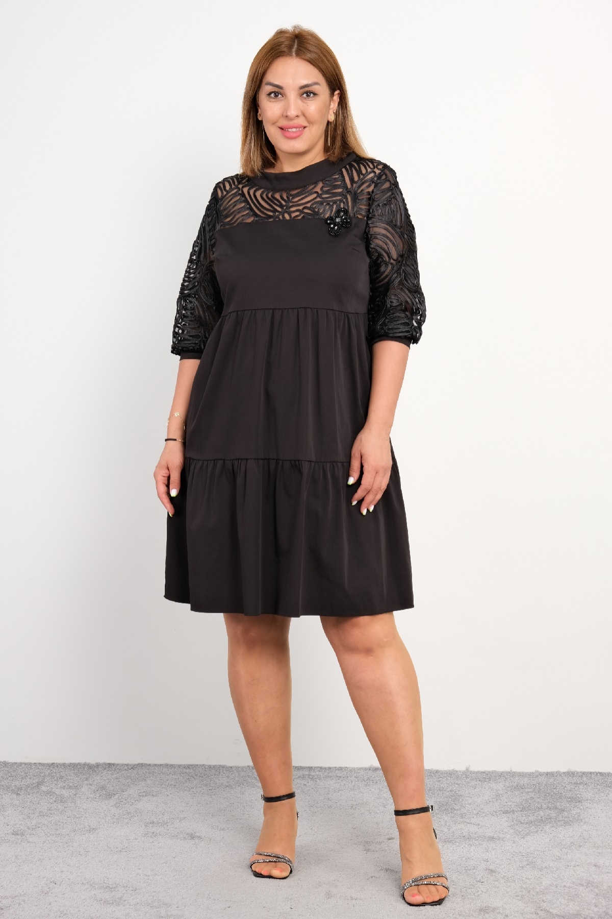 Casual Dresses-Black