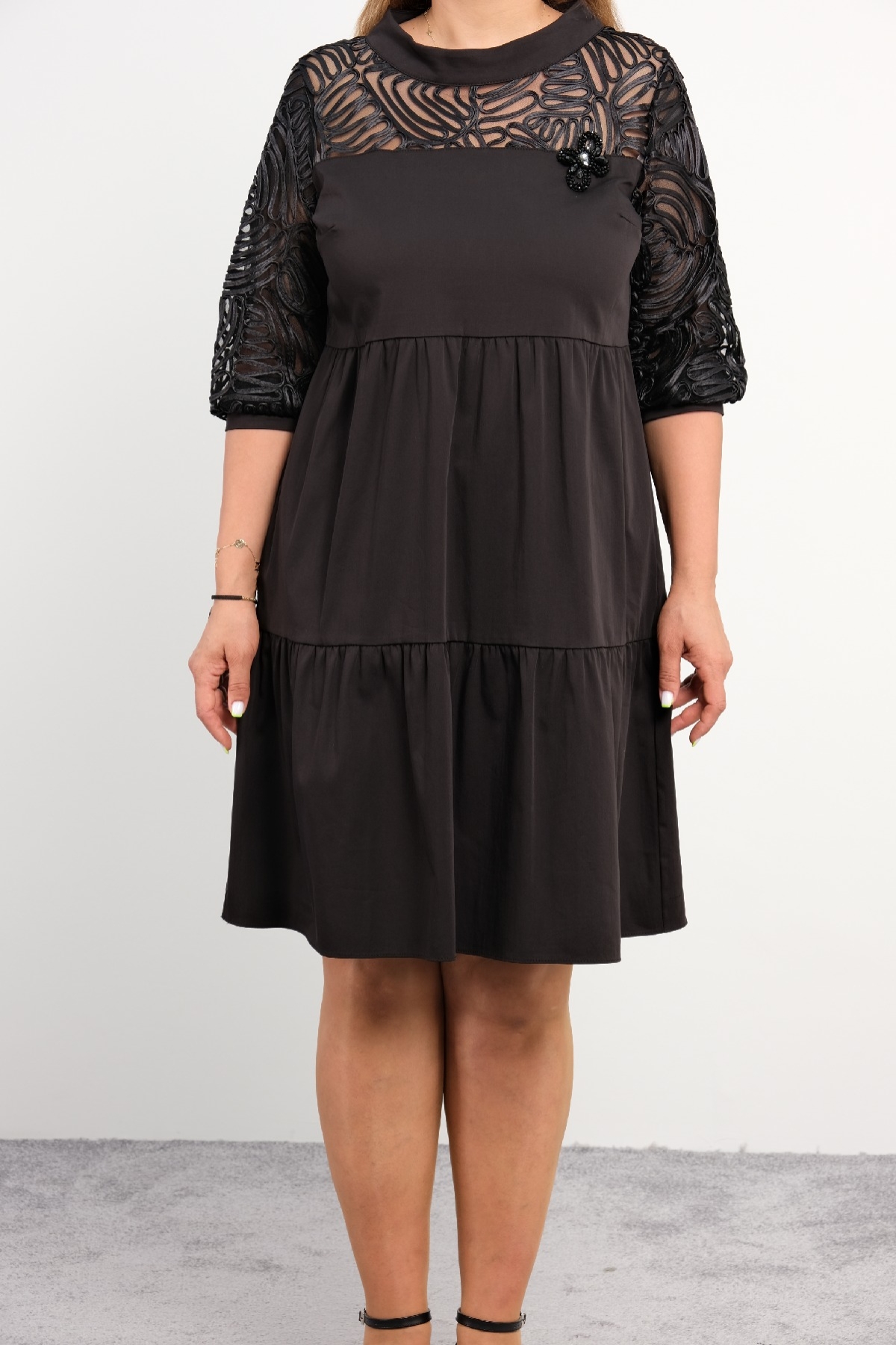 Casual Dresses-Black